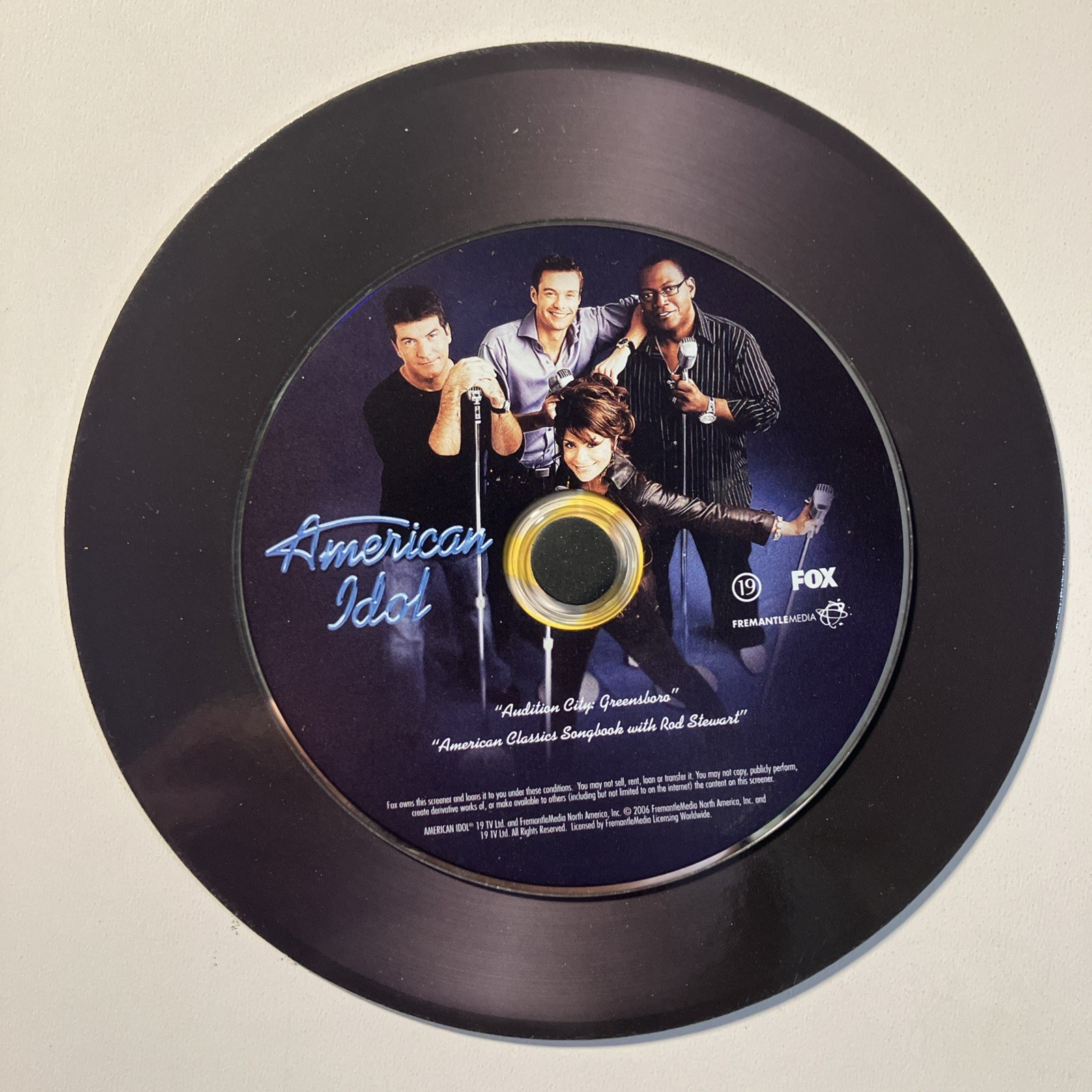 2006 American Idol For Your Emmy Consideration DVD And Promotional Poster Set