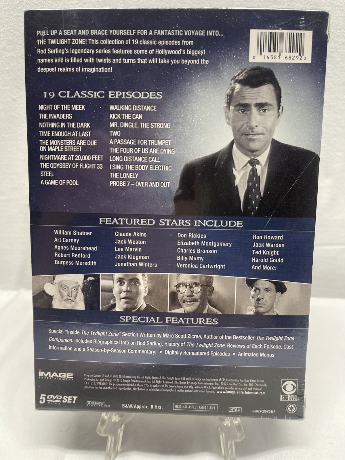 Twilight Zone: Fan Favorites 5 DVD Box Set Classic Episodes Halloween New Sealed