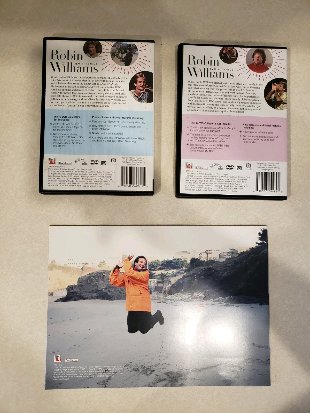 Robin Williams Comic Genius – 2018 Time Life DVD Set Volume 1 and 2. (12 CD’S)