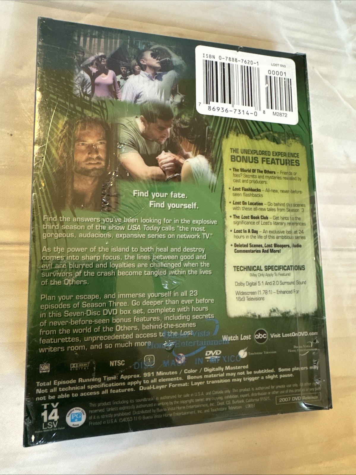 Lost TV Series Complete 3rd Season Sealed NOS Include Bonus Disc w/ 6 More Hours