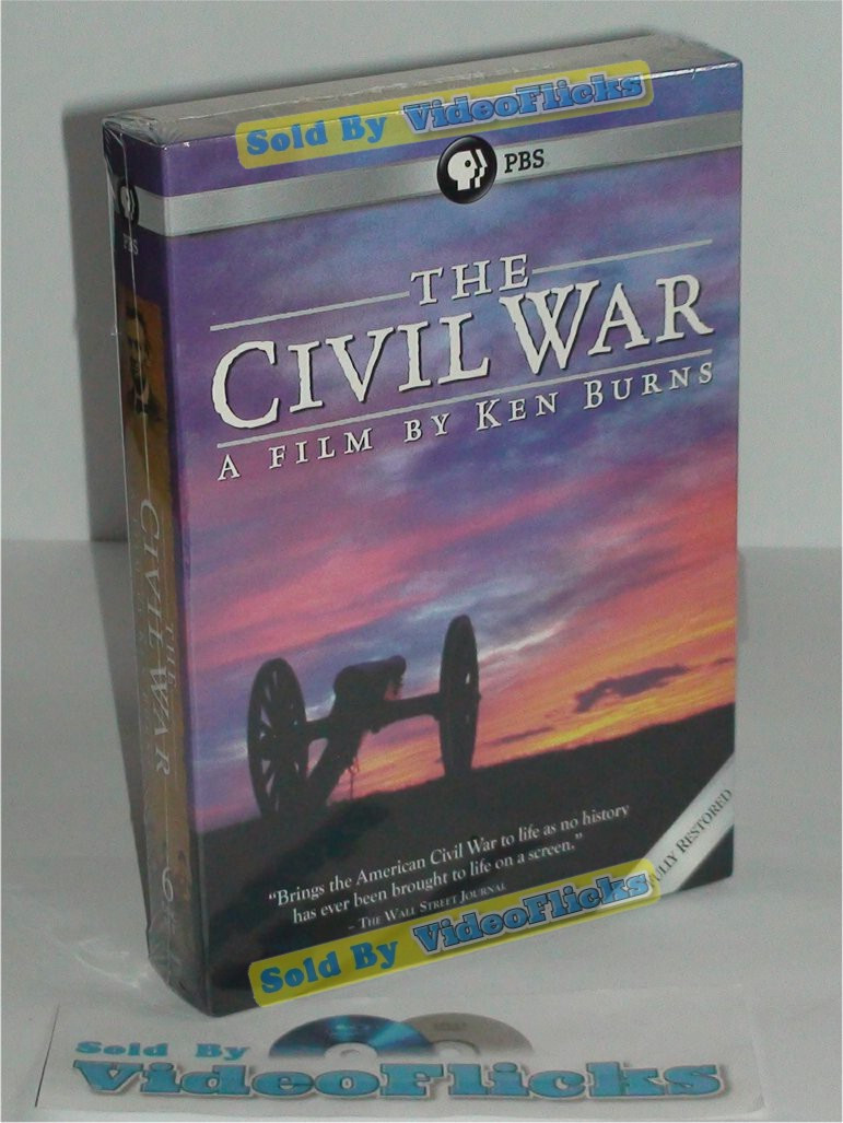 The Civil War – A Film By Ken Burns 6-Disc DVD Set 25th Anniversary Editon New