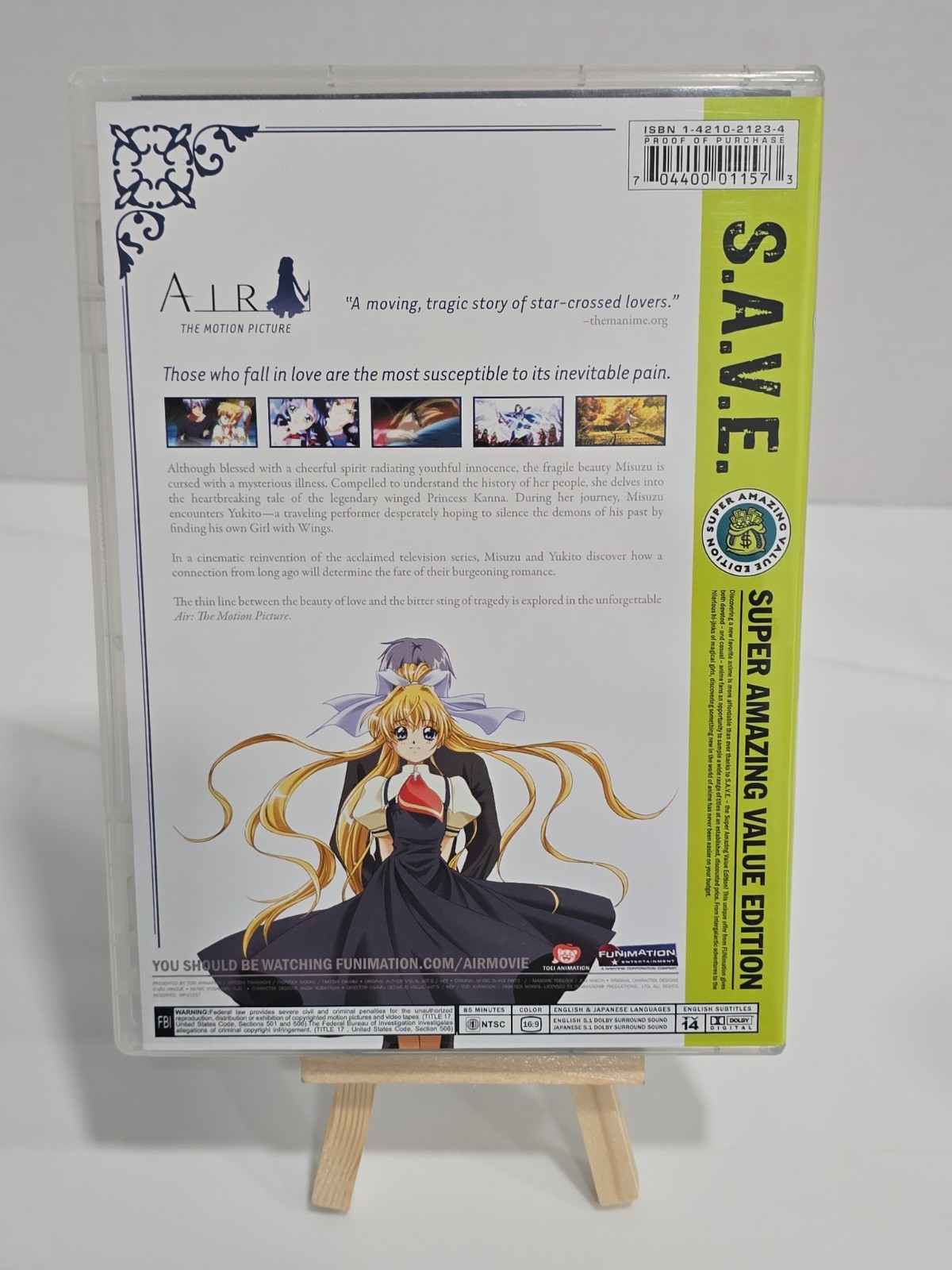 🔥 Air: The Motion Picture (Movie) – S.A.V.E. Edition Anime DVD TV14 New (Other)