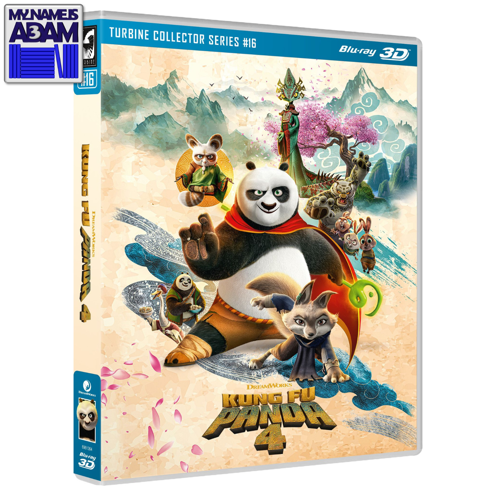 KUNG FU PANDA 4 BLU-RAY 3D (REGION FREE) US SELLER