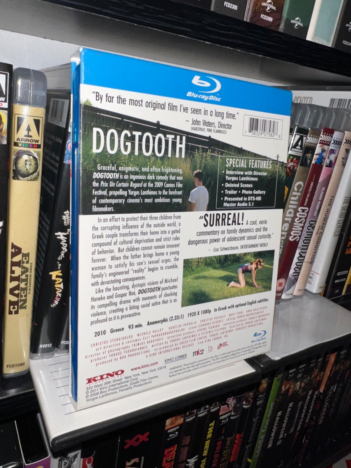 Dogtooth (Blu-ray Disc, 2011) Lanthimos Kino Lorber Out Of Print OOP Slipcover