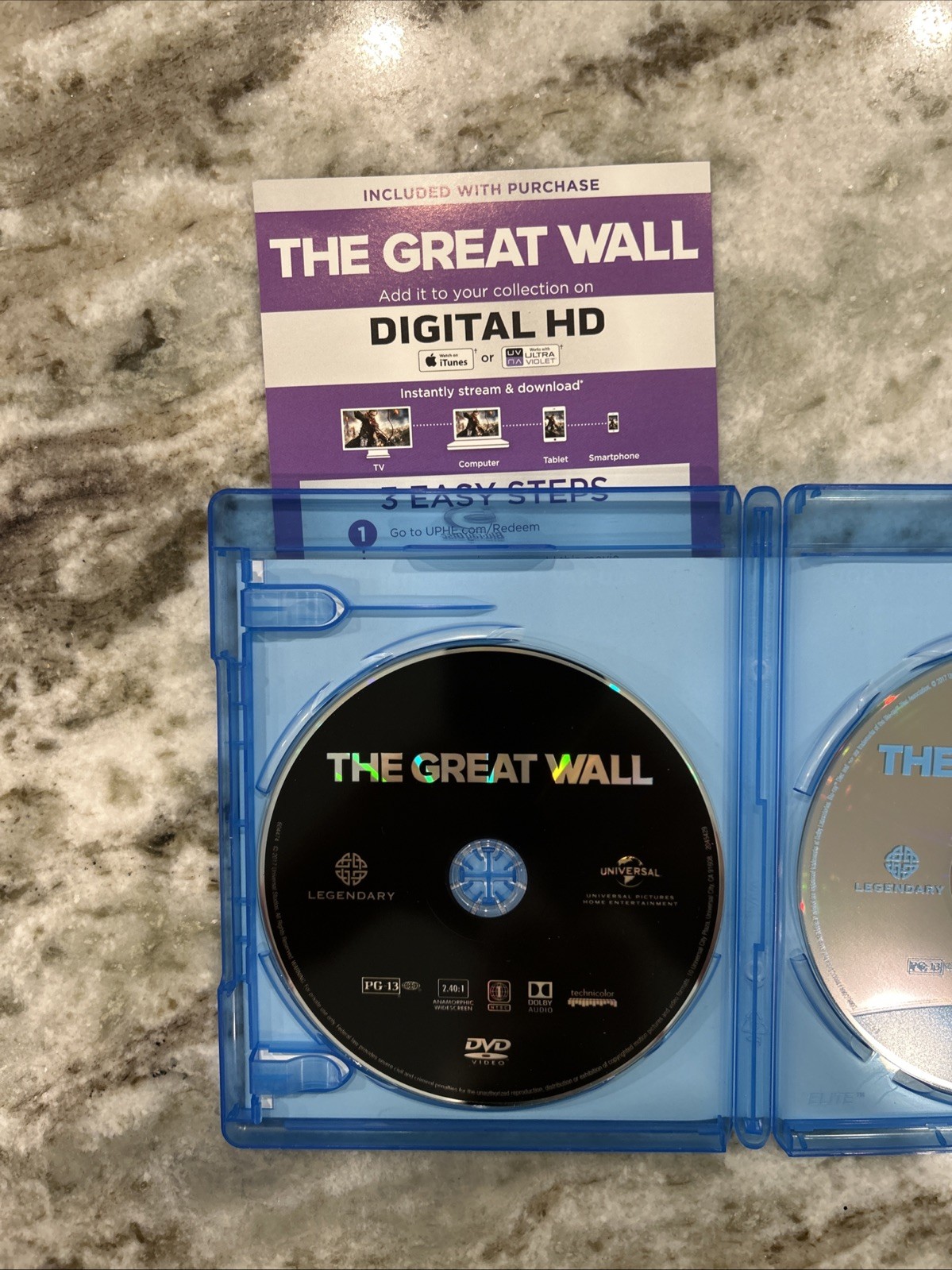 The Great Wall Blu-ray Starring Matt Damon – MINT DISC
