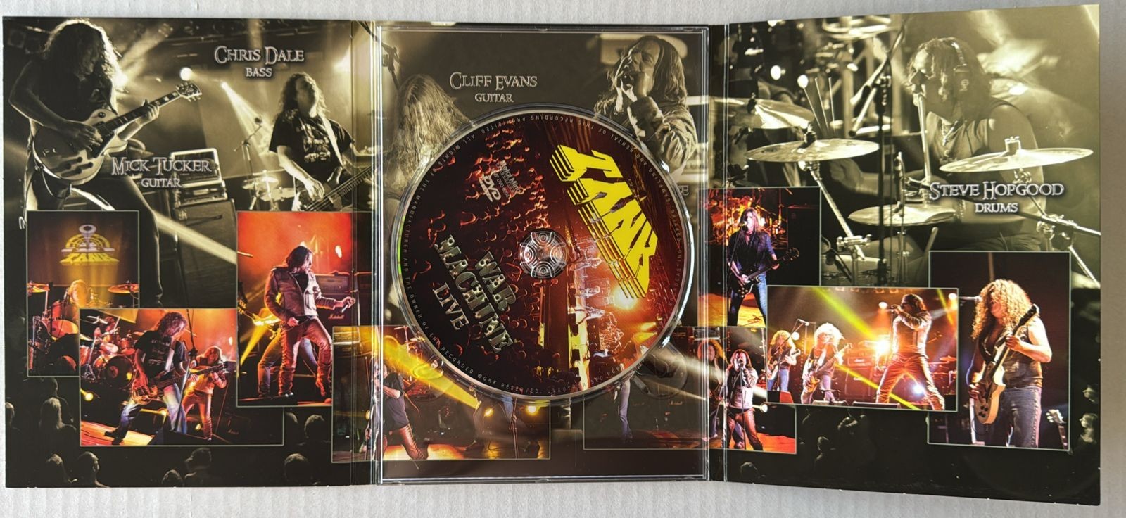 TANK War Machine Live DVD 2012 like new Heavy Metal