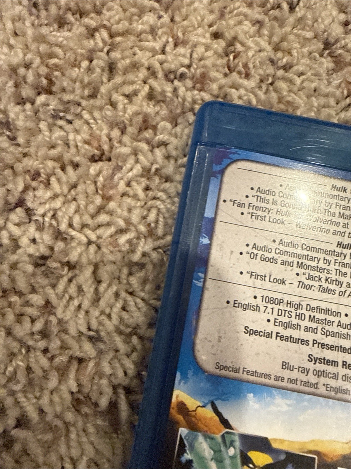 Hulk Vs. Blu-ray Thor Wolverine Marvel Animated Features
