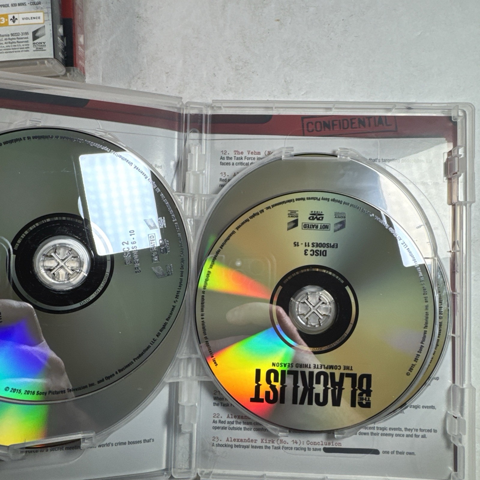 The Blacklist (Seasons 1-3) : James Spader (Raymond Reddington)