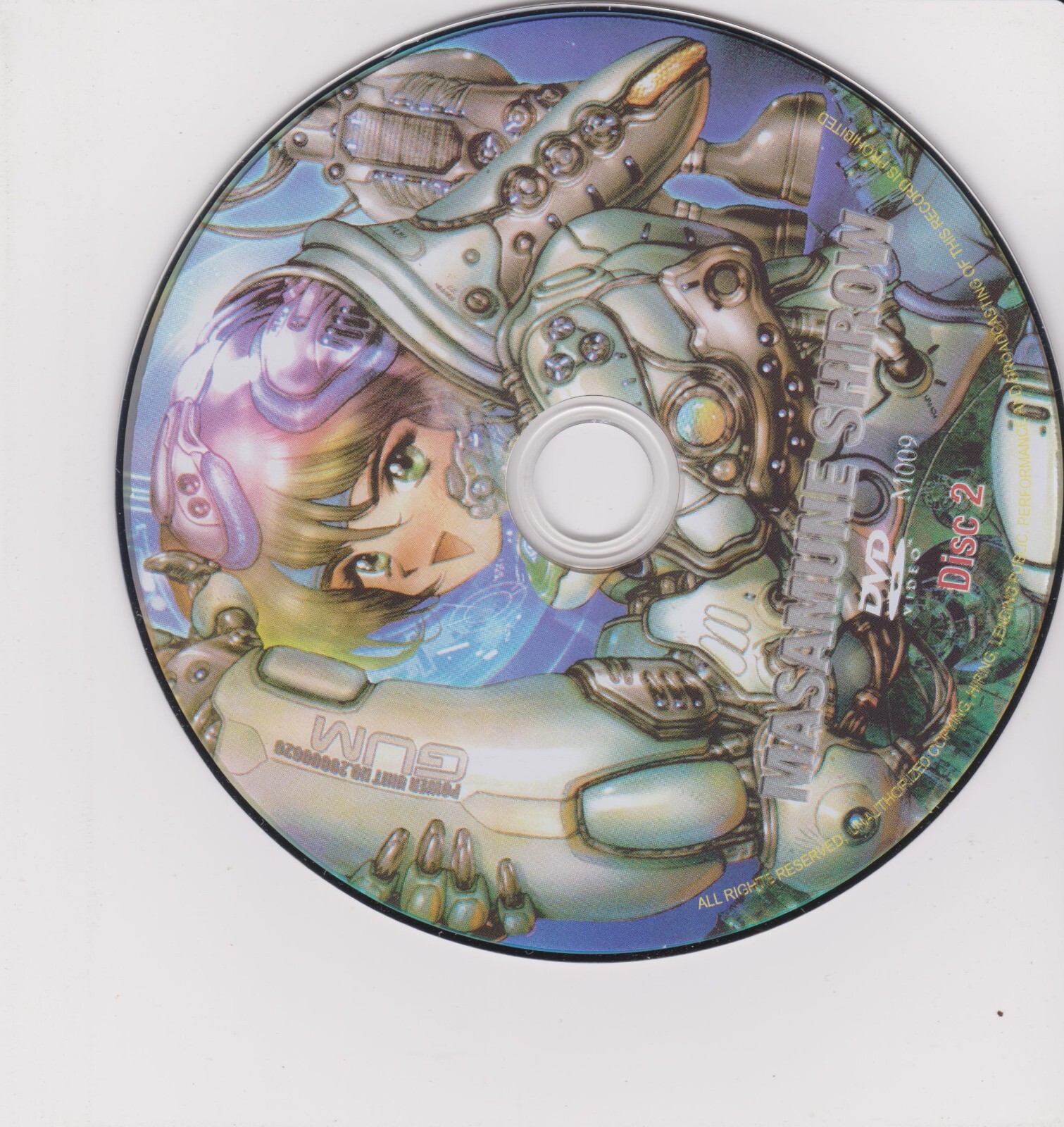 Black Magic M-66 Gundress Appleseed Ghost in the Shell Dominion Tank Police DVD