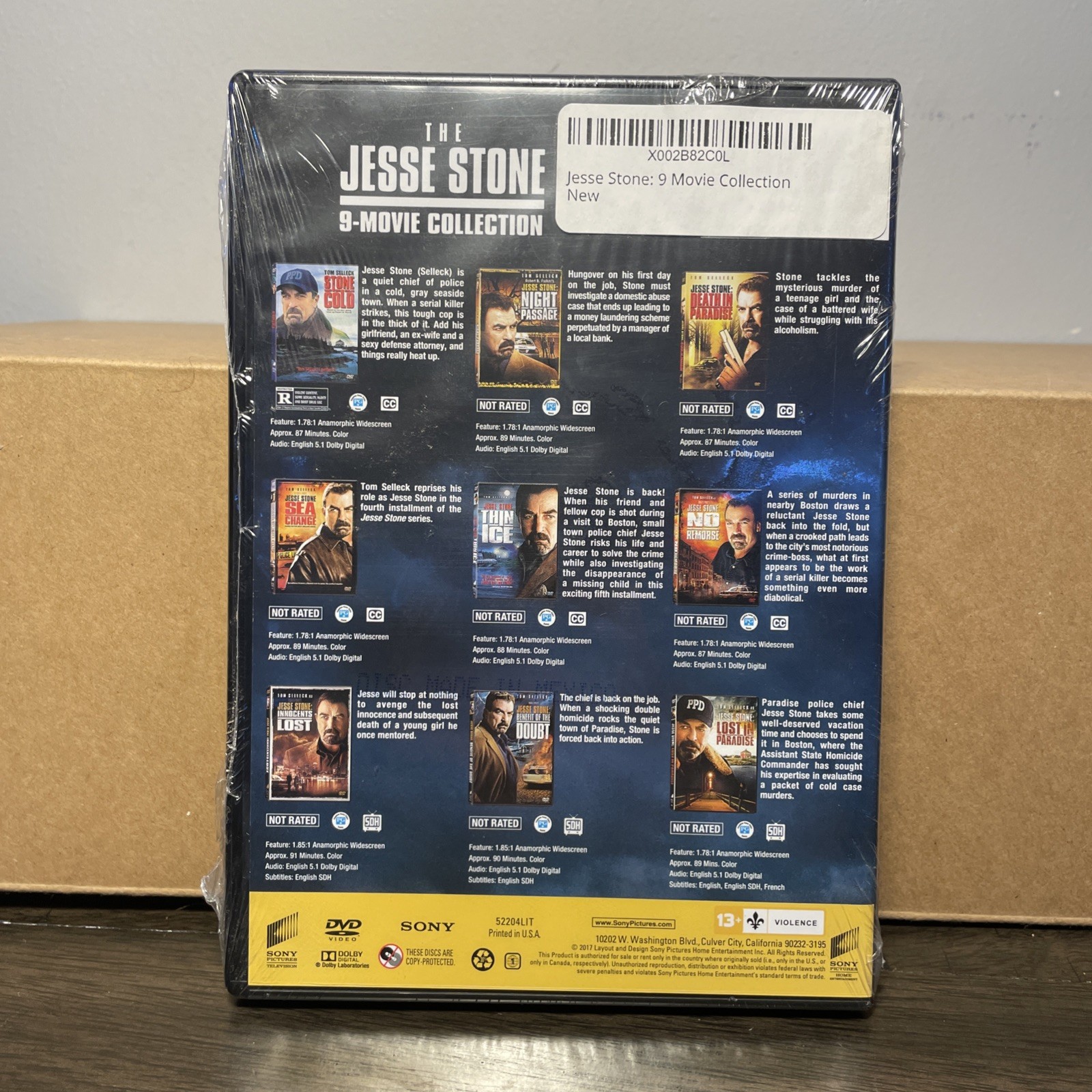 The Jesse Stone 9-Movie Collection DVD Brand New Sealed! Tom Selleck