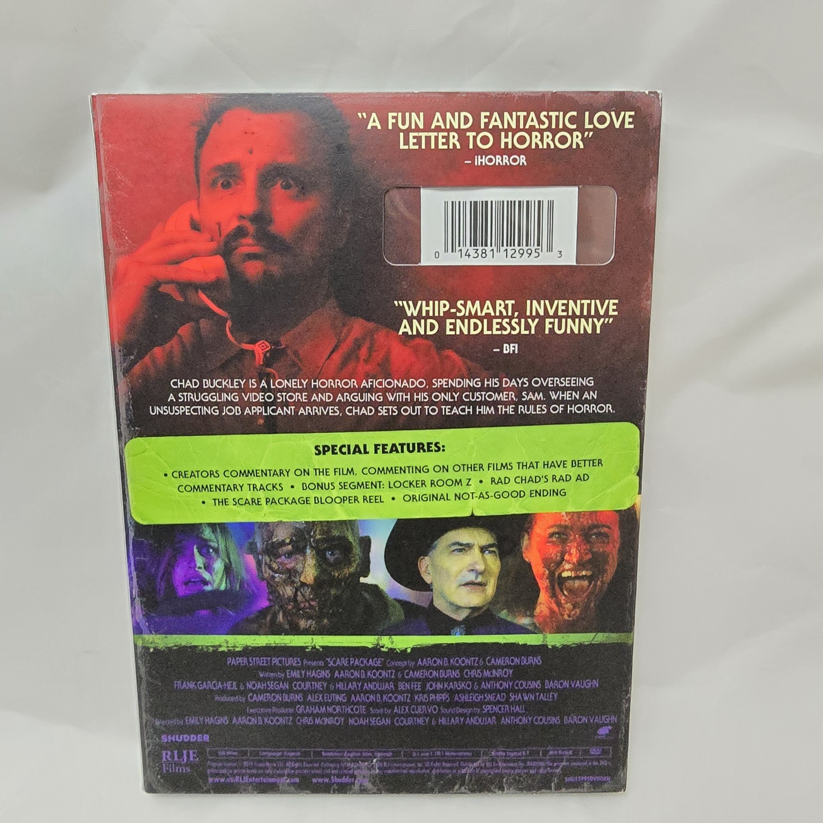 Scare Package DVD Shudder Original Horror Movie 2019 New Sealed With Slip Cover