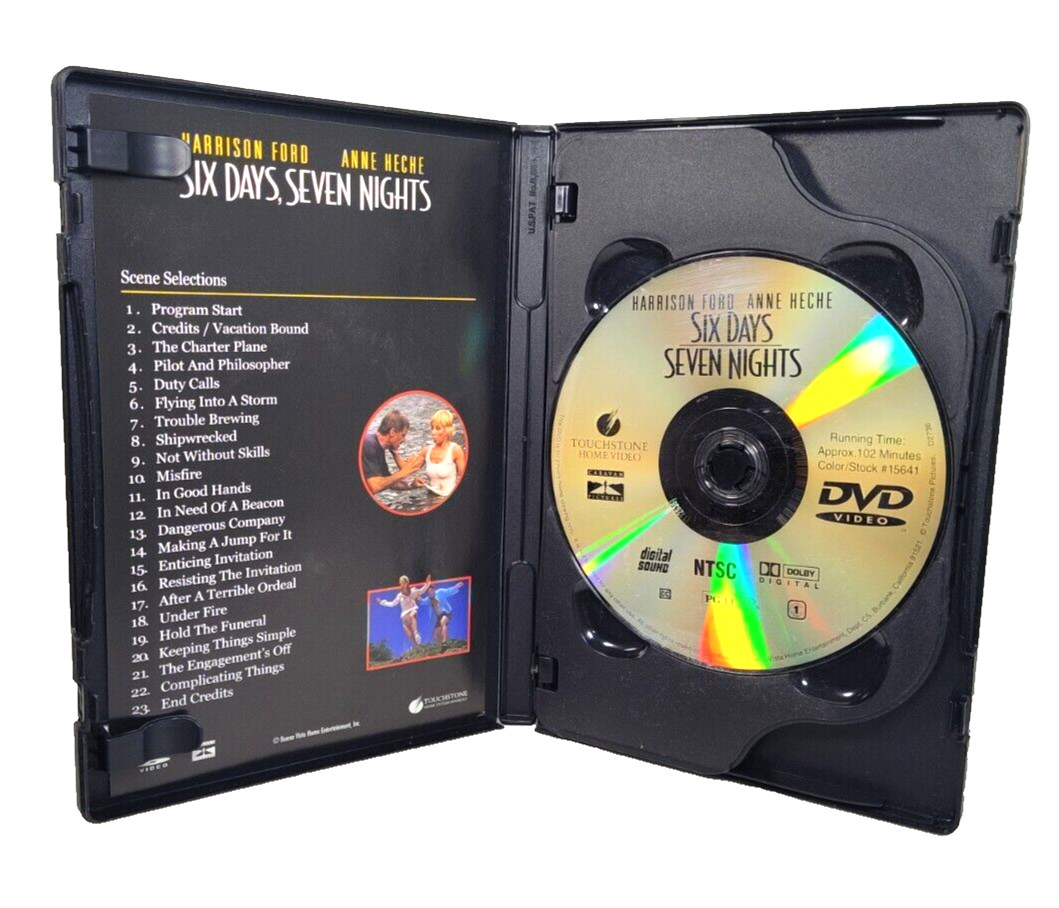 Six Days Seven Nights / Reindeer Games 2 DVD Collection Set Harrison Ford