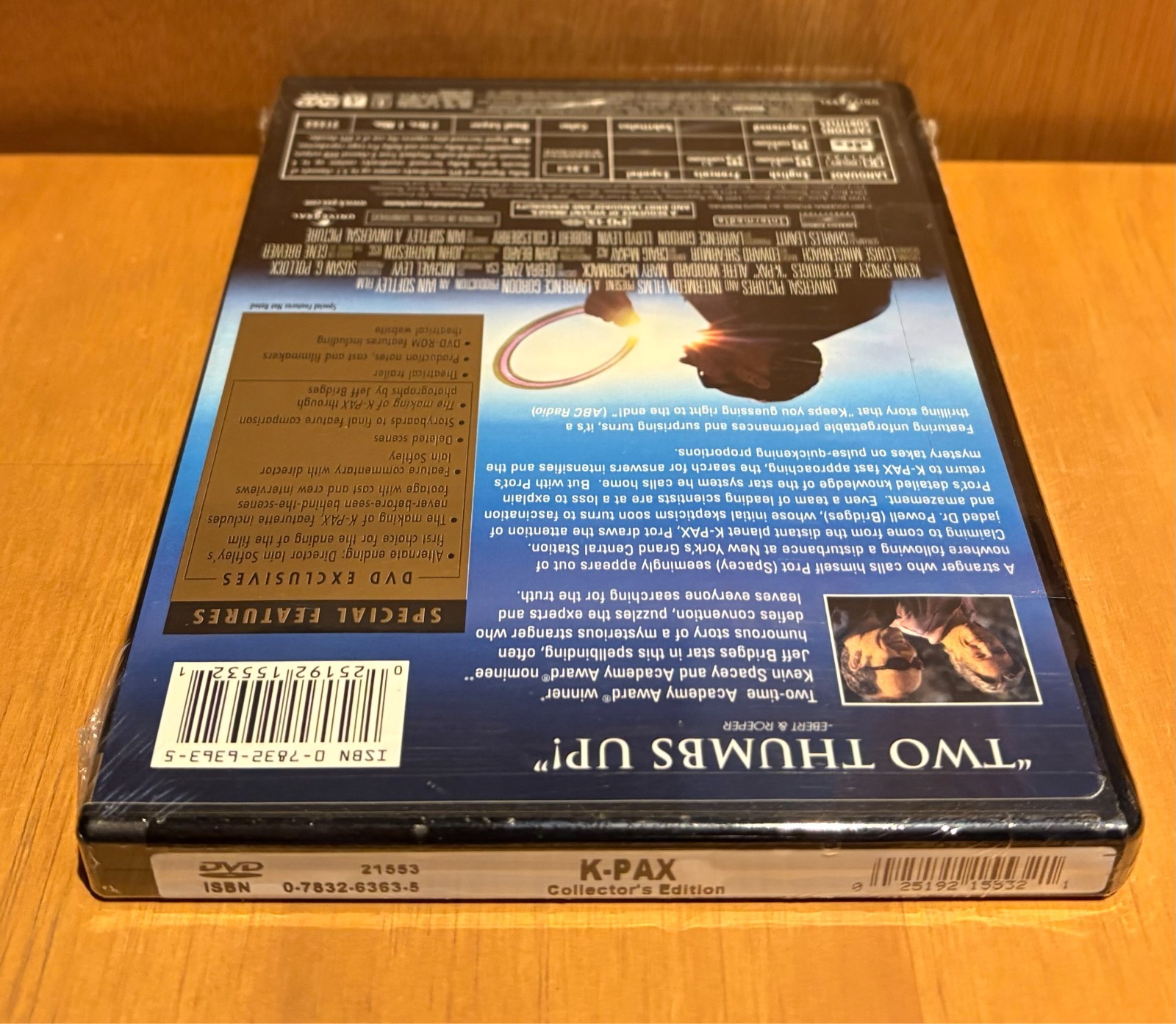 K-Pax (DVD, 2002) – Kevin Spacey- Jeff Bridges – Mary McCormack