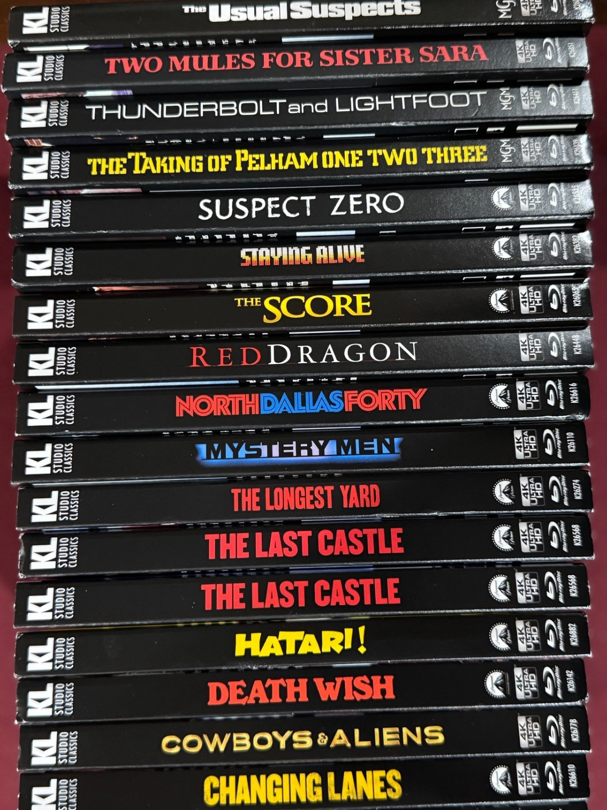 4k and Blu-Ray Movies Kino Lorber with Slipcovers – You choose