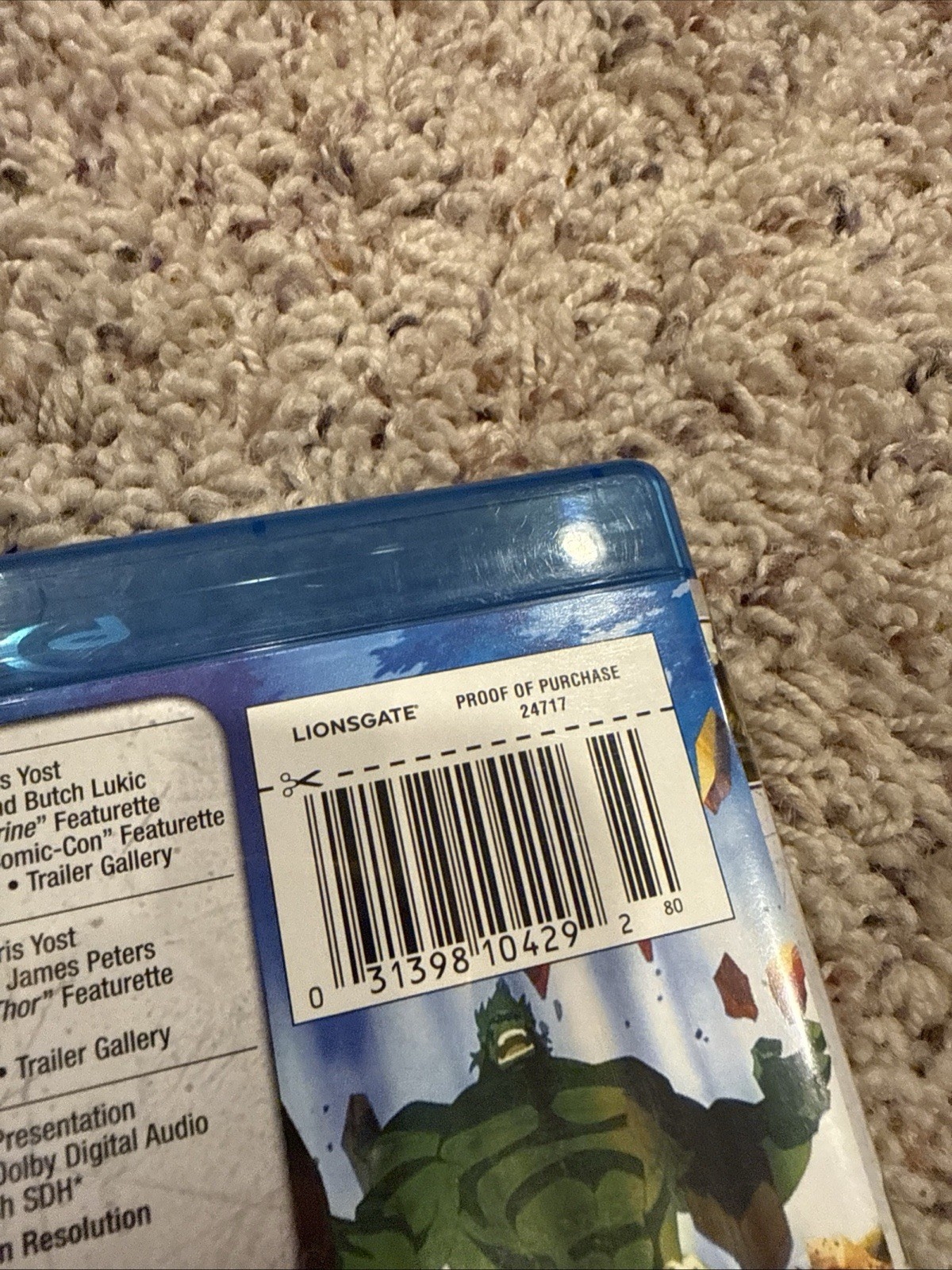 Hulk Vs. Blu-ray Thor Wolverine Marvel Animated Features