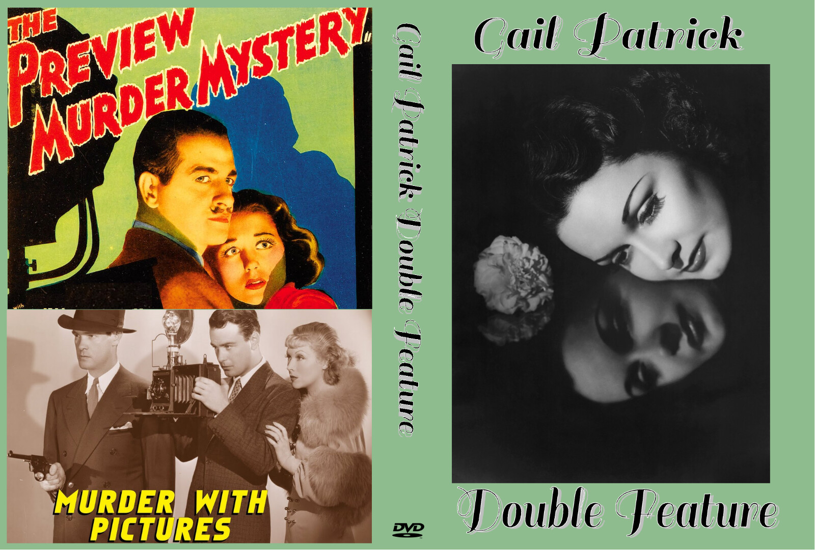 GAIL PATRICK DOUBLE FEATURE 1936 The Preview Murder Mystery/Murder With Pictures
