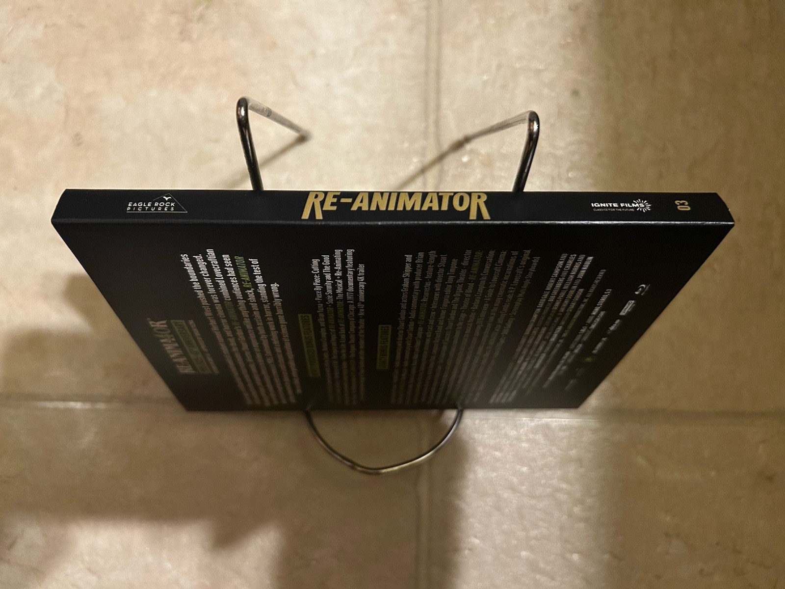 Re-Animator 4K Standard Edition UHD Blu-ray [1985] Slip Sleeve Cover – ShpNxtDay