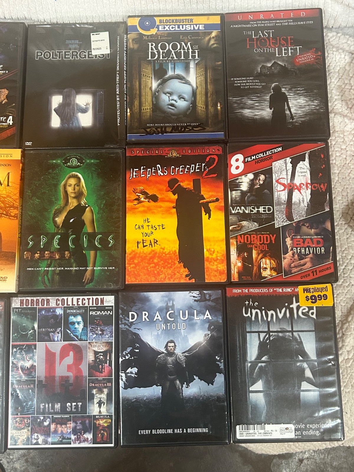 Lot Of 18 Horror Movie DVDs