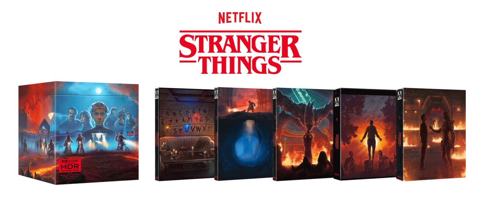 STRANGER THINGS: THE COMPLETE SERIES [DELUXE EDITION] (ARROW) (4K UHD)