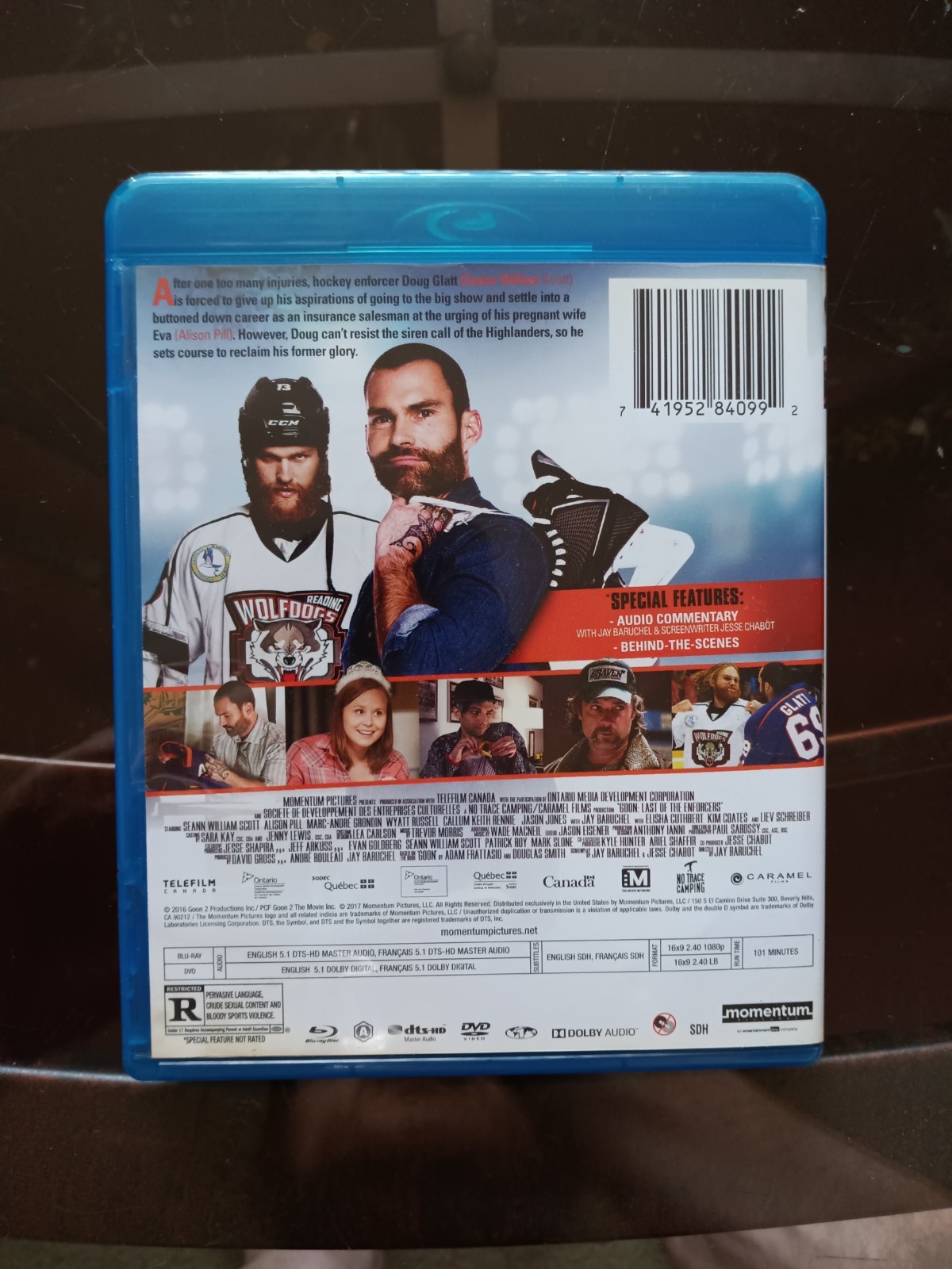 Goon: Last of The Enforcers (Blu-ray/DVD, 2017) With Slipcover – Liev Schreiber
