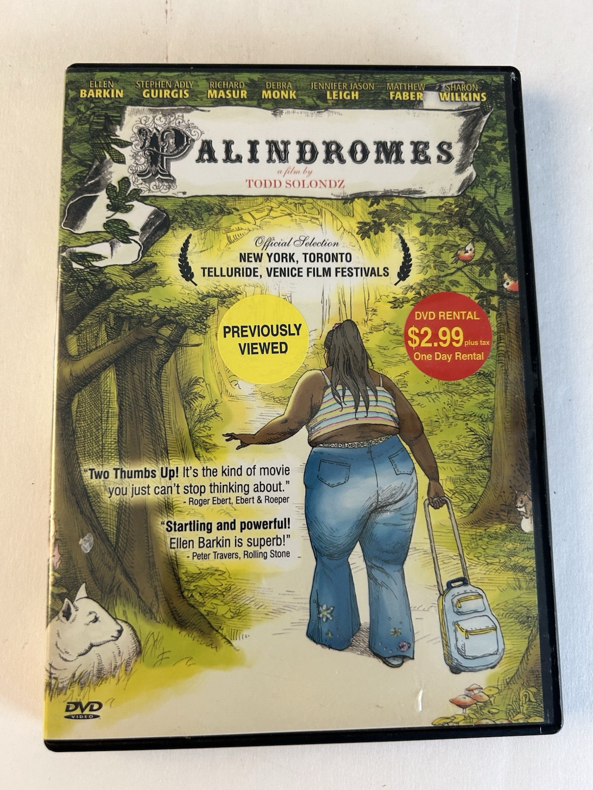 Palindromes DVD Todd Solondz Ellen Barkin Comedy Drama