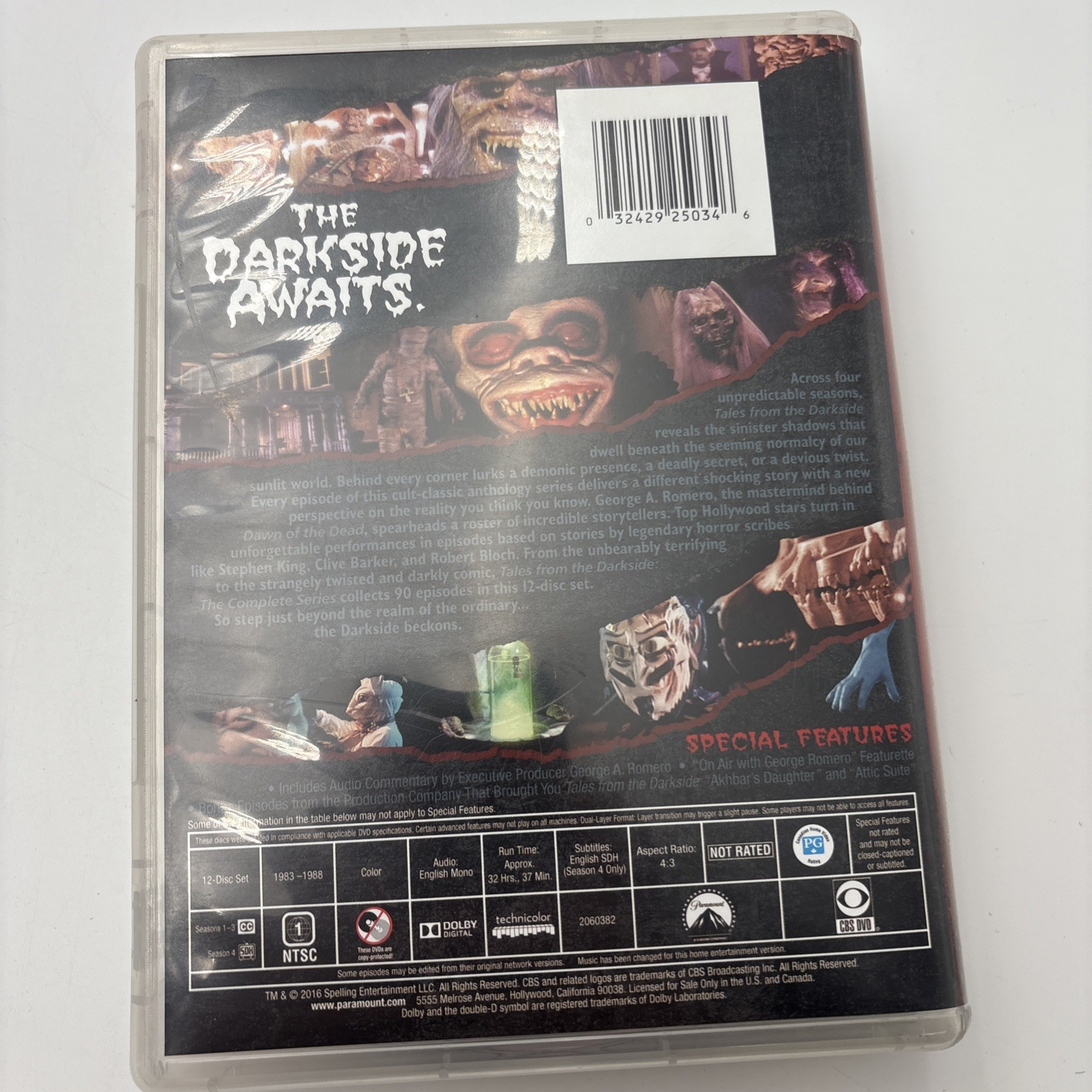 Tales From The Darkside The Complete Series DVD Box Set Horror TV Show Paramount