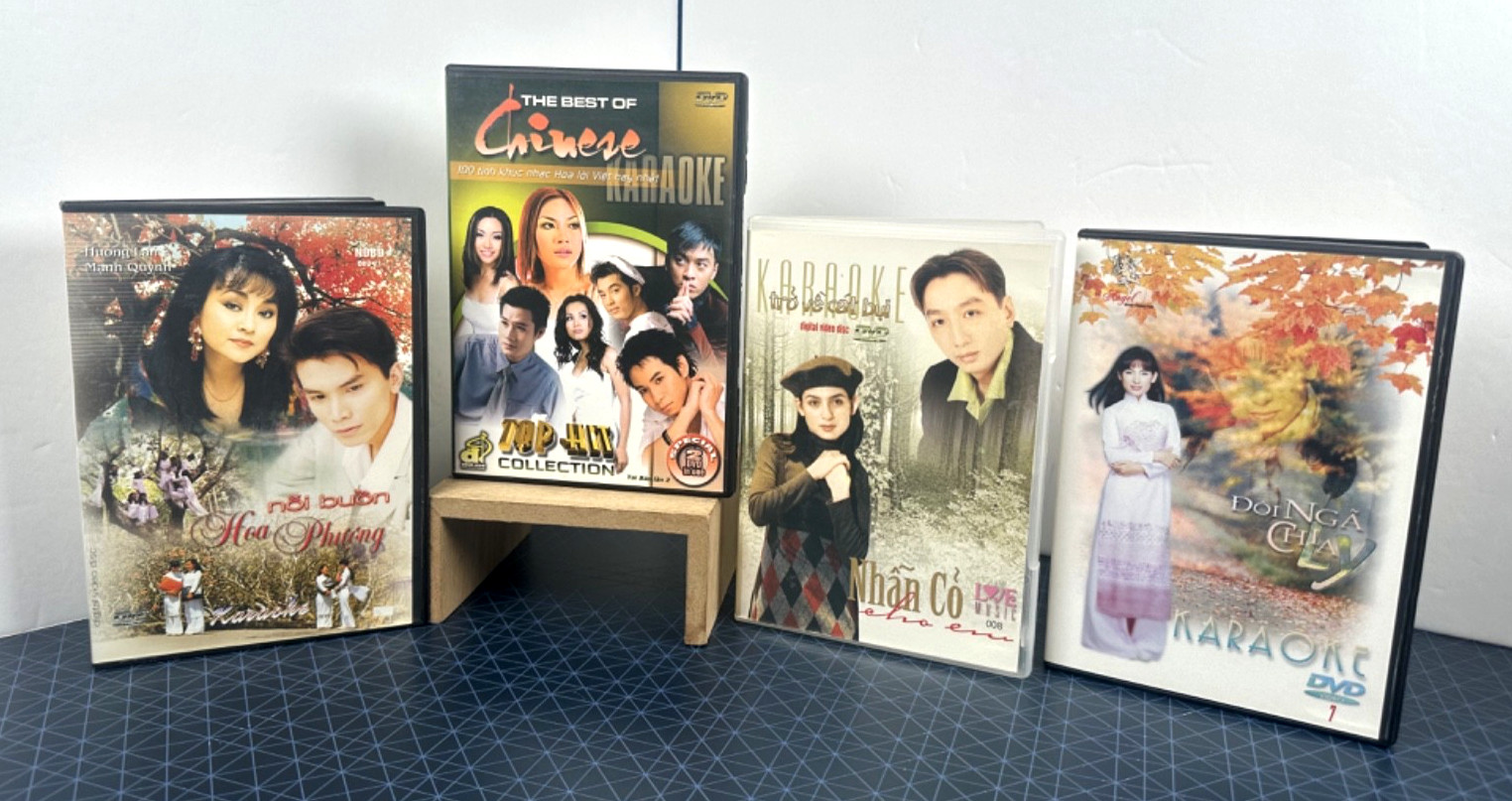Vietnamese / Chinese DVD Lot – Karaoke (Noi Buon, Hoa Phuong), Best of Chinese