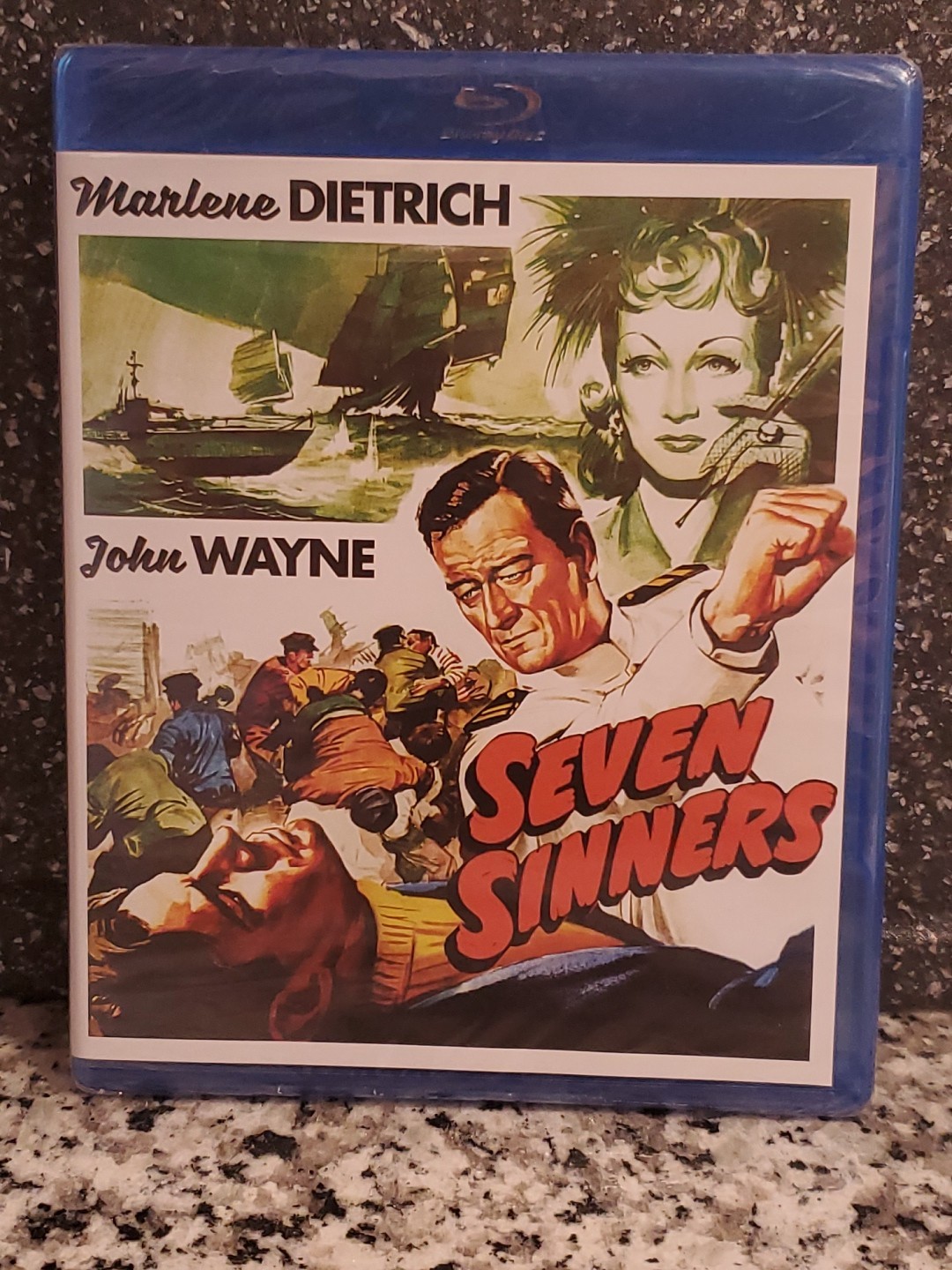 NEW Seven Sinners Blu-ray Kino Lorber Marlene Dietrich SEALED John Wayne 6