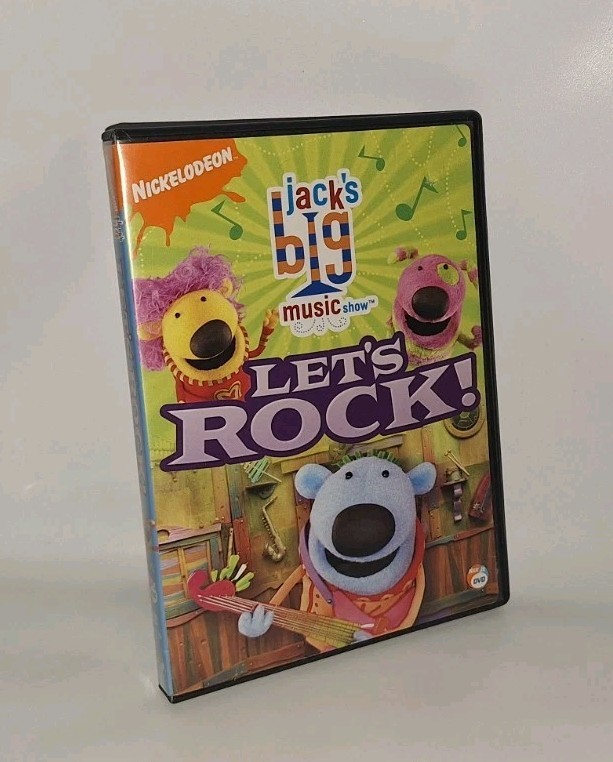Jack’s Big Music Show Let’s Rock DVD 2007 Viacom International SCRATCHED & PLAYS