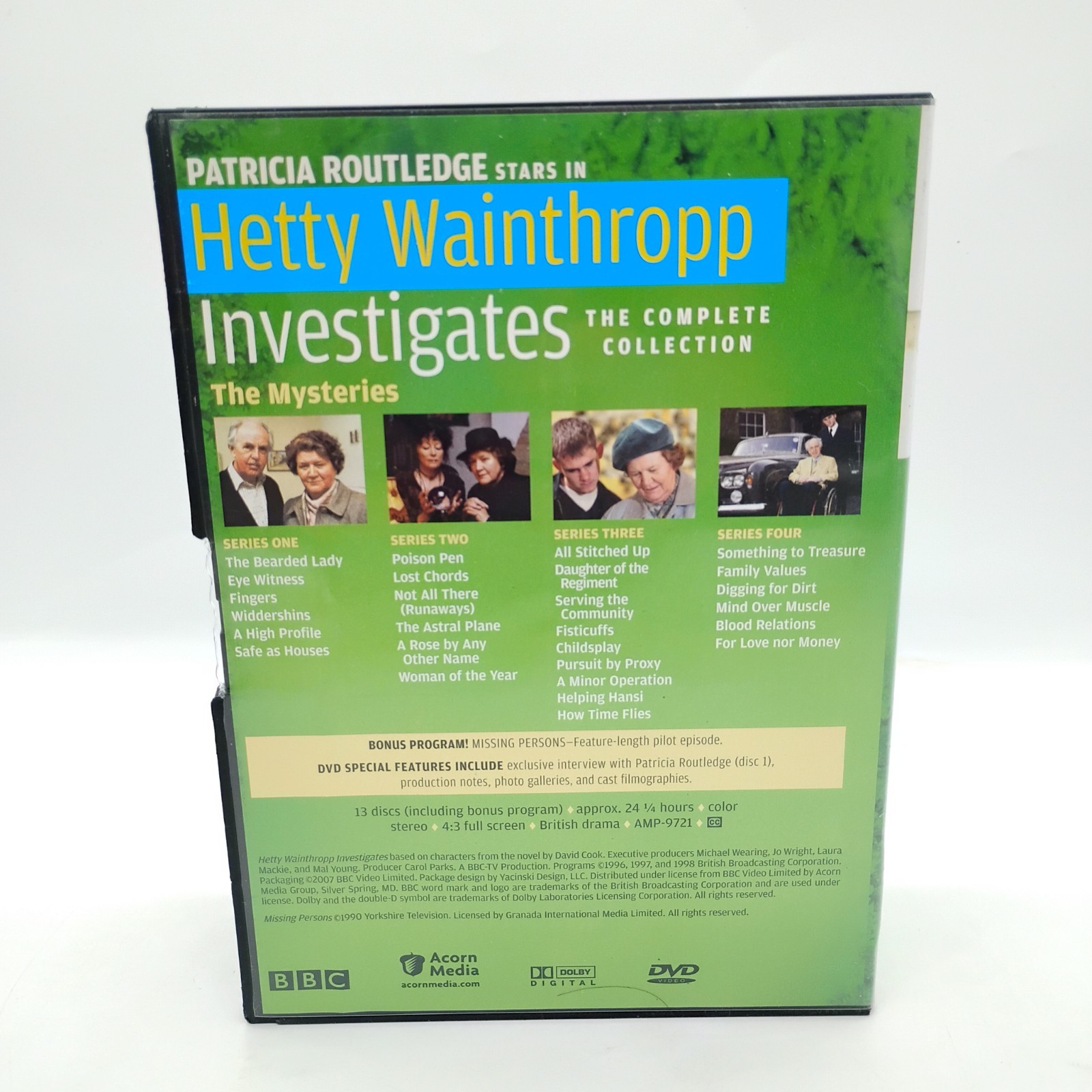 Hetty Wainthropp Investigates The Complete Collection (DVD, 2007 13-Disc Set)