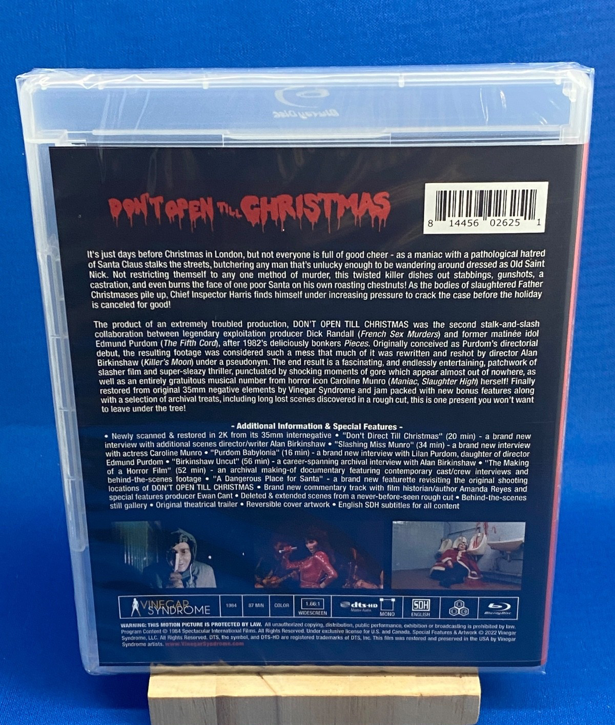 Don’t Open Till Christmas Blu-ray with Slipcover (Vinegar Syndrome) NEW