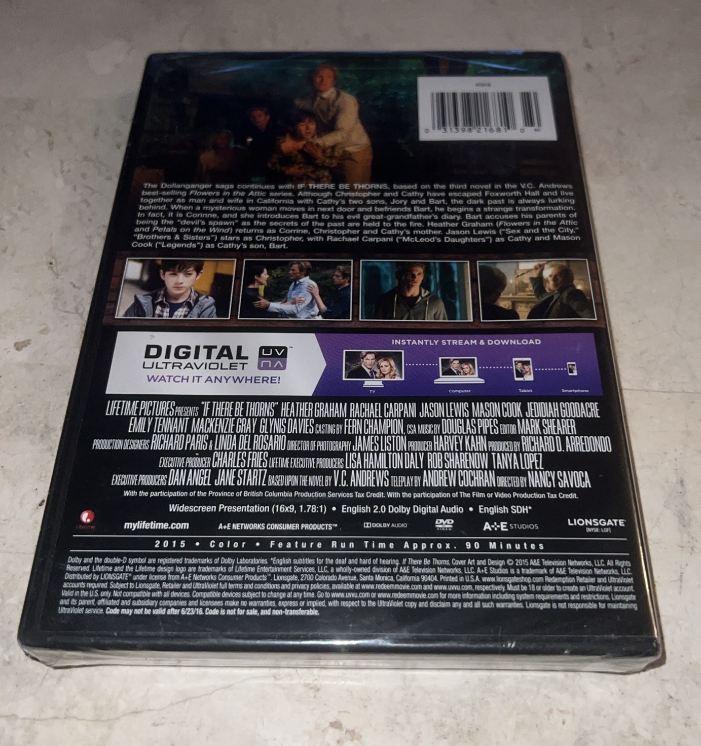 If There Be Thorns (DVD Digital 2015 NEW) Drama Romance VC Andrews Dollanganger