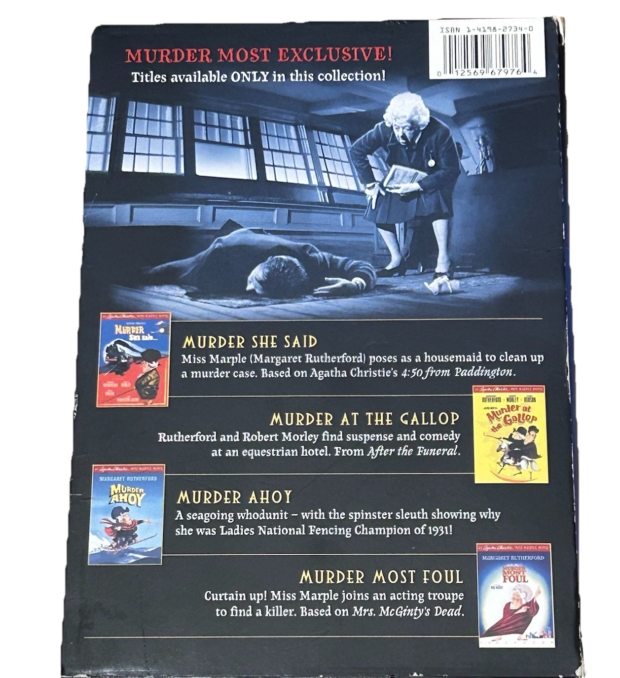 The Agatha Christie Miss Marple Movie Collection 4-Disc DVD Set 2006
