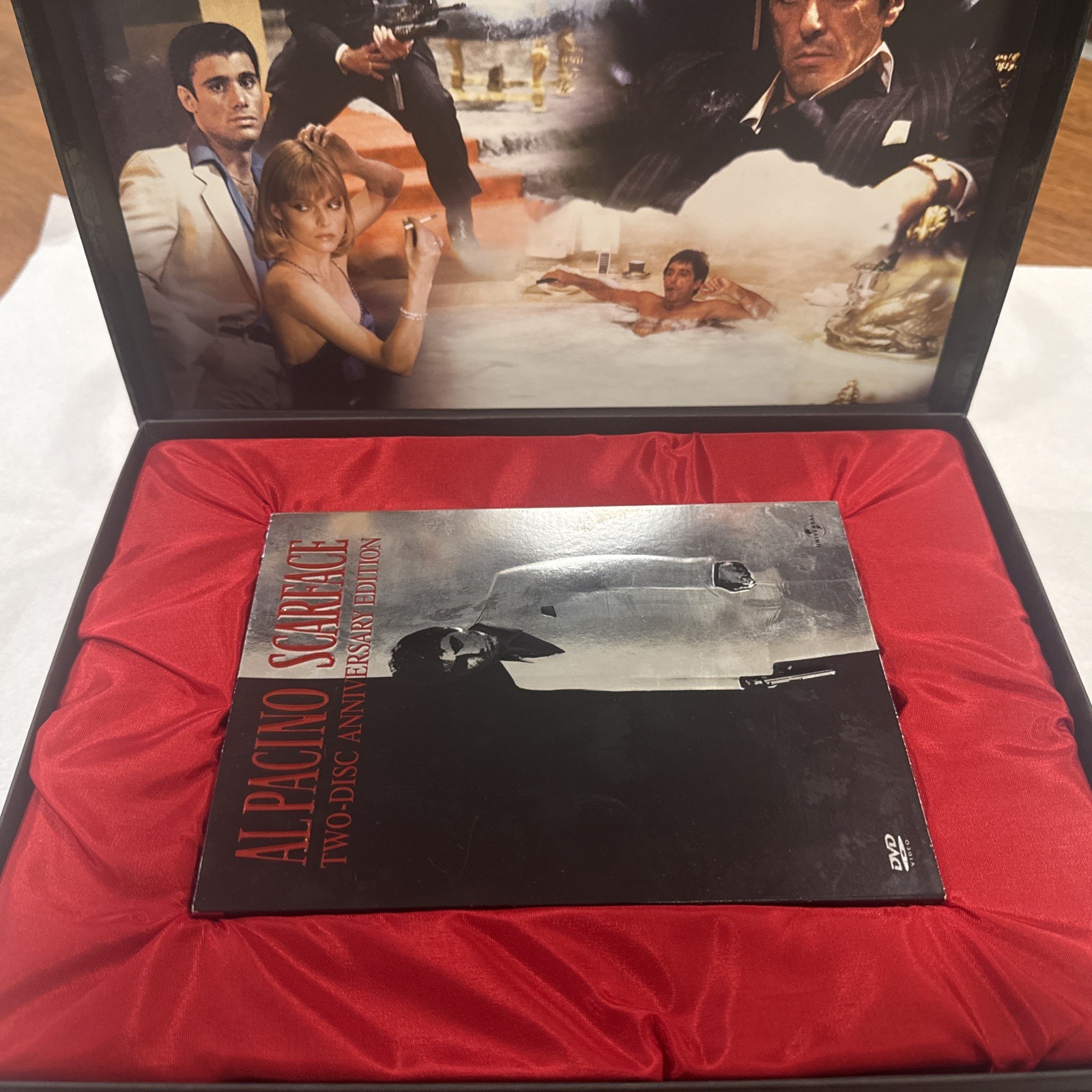 Opened Scarface DVD 2 Disc Collector’s Anniversary Special Edition Box Set