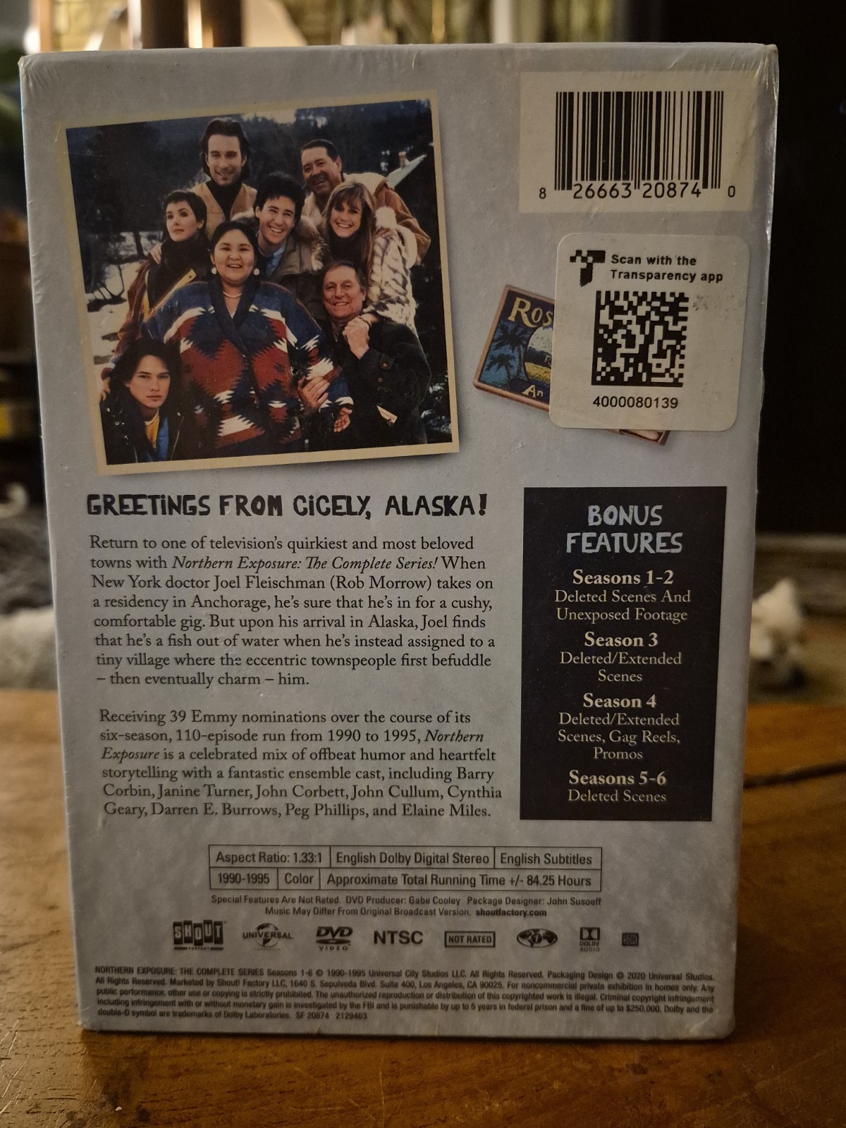 Northern Exposure: The Complete Series Seasons 1-6 (DVD, 1990) 26 Disc Set NEW
