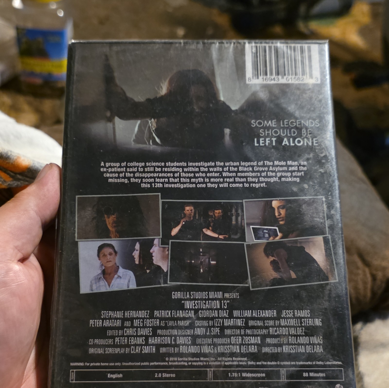 Investigation 13 (2018) DVD Horror Sci-Fi NR Widescreen Tall Case