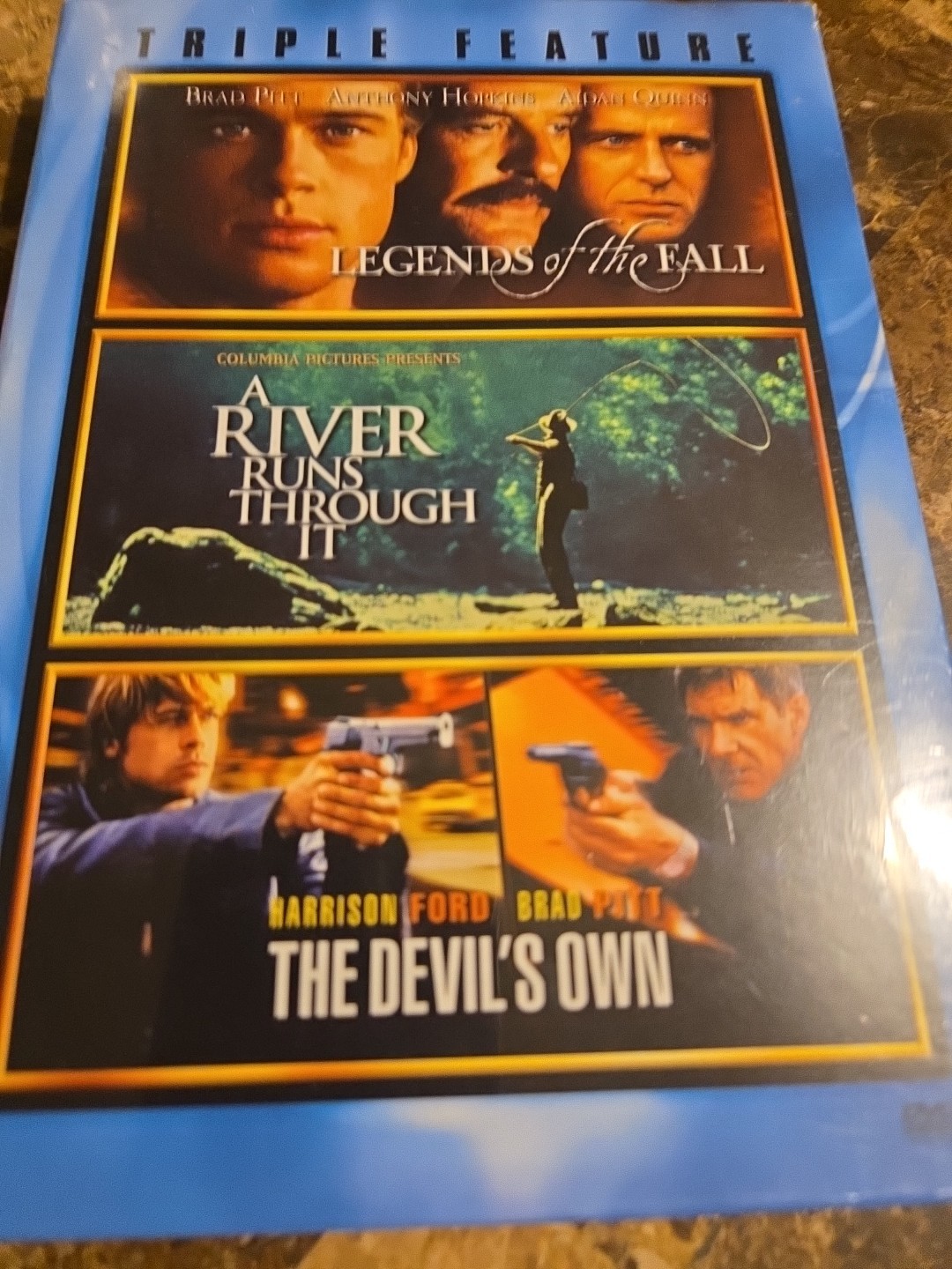 Dvd. Triple Feature Movie Pack. Brand New In Original Packaging