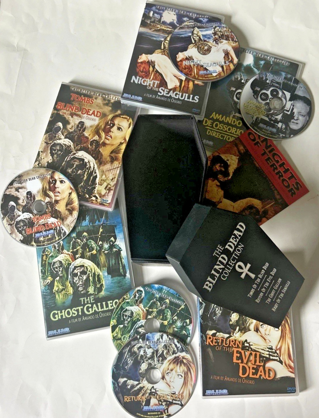 Blue Underground LE NR The Blind Dead Collection 5-DVD Box Set-book-wide-extras