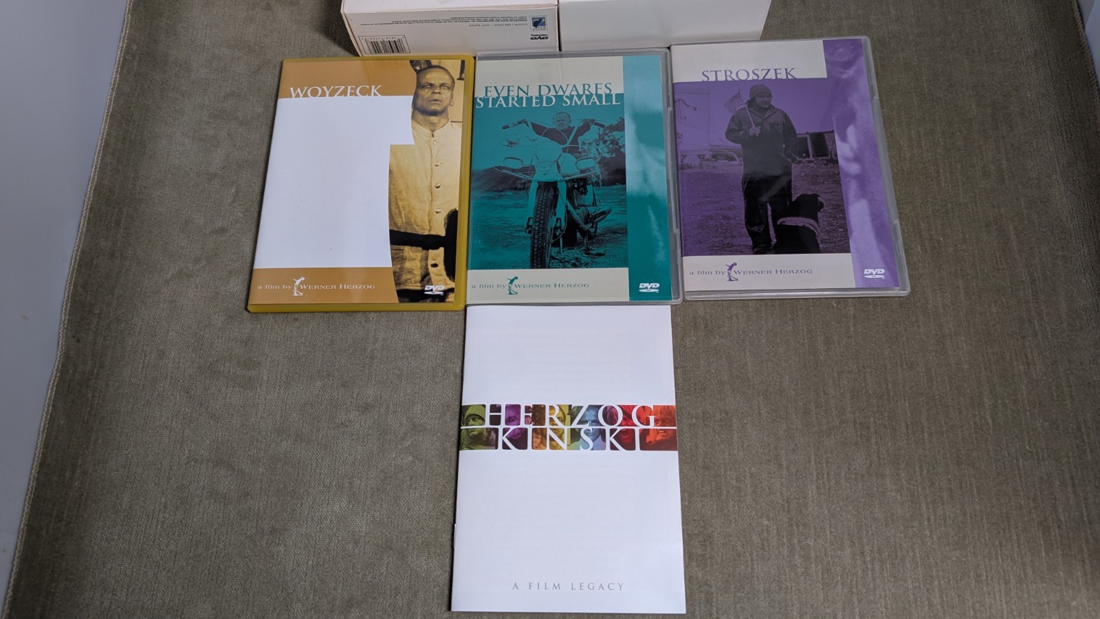 Lot of 3 DVD of Werner Herzog Movies Woyzeck Stroszek Even Dwares Started Small