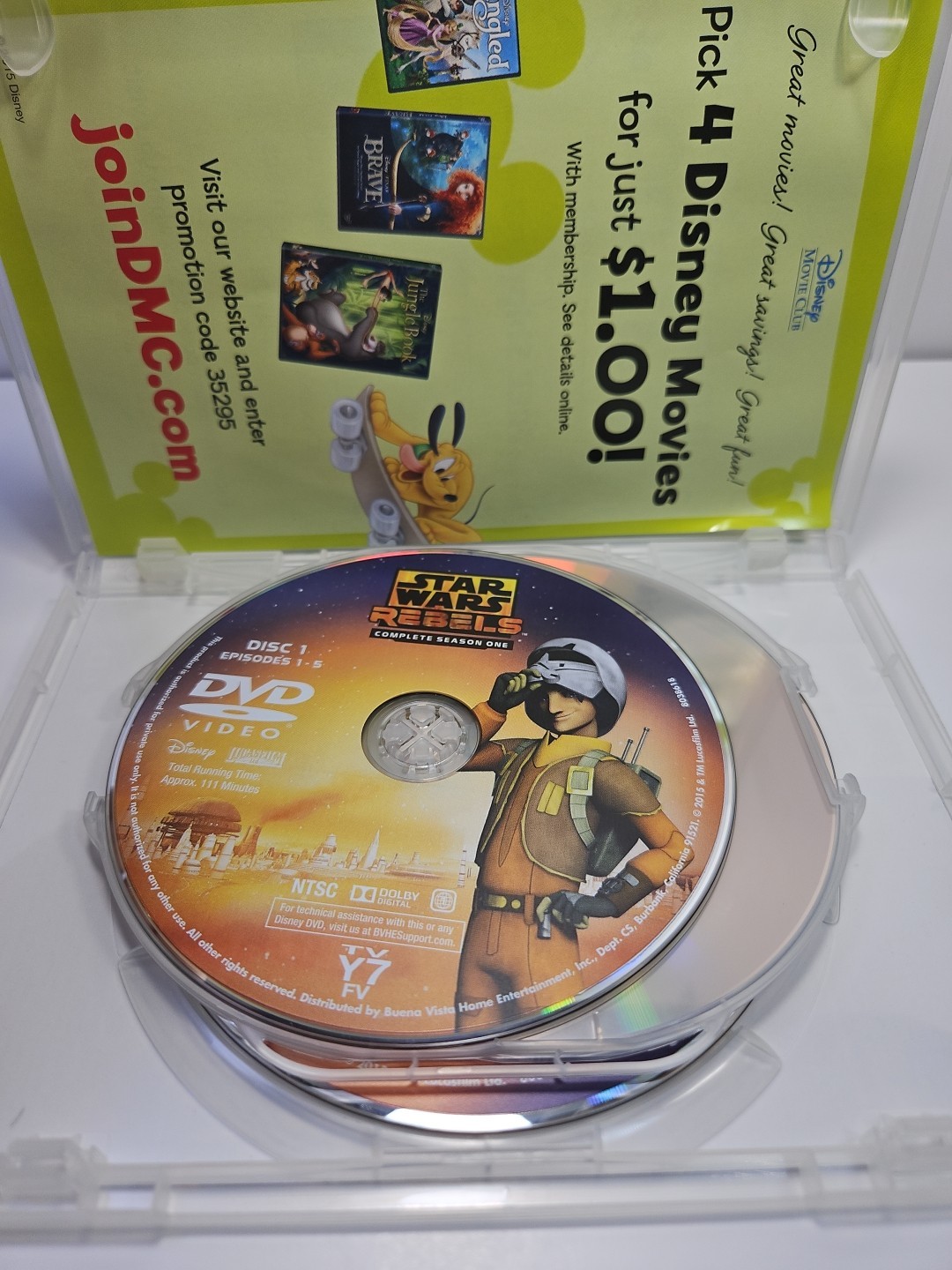 Star Wars Rebels: Complete Season One (DVD, 2014, 3-Disc, Slipcover) Dave Filoni