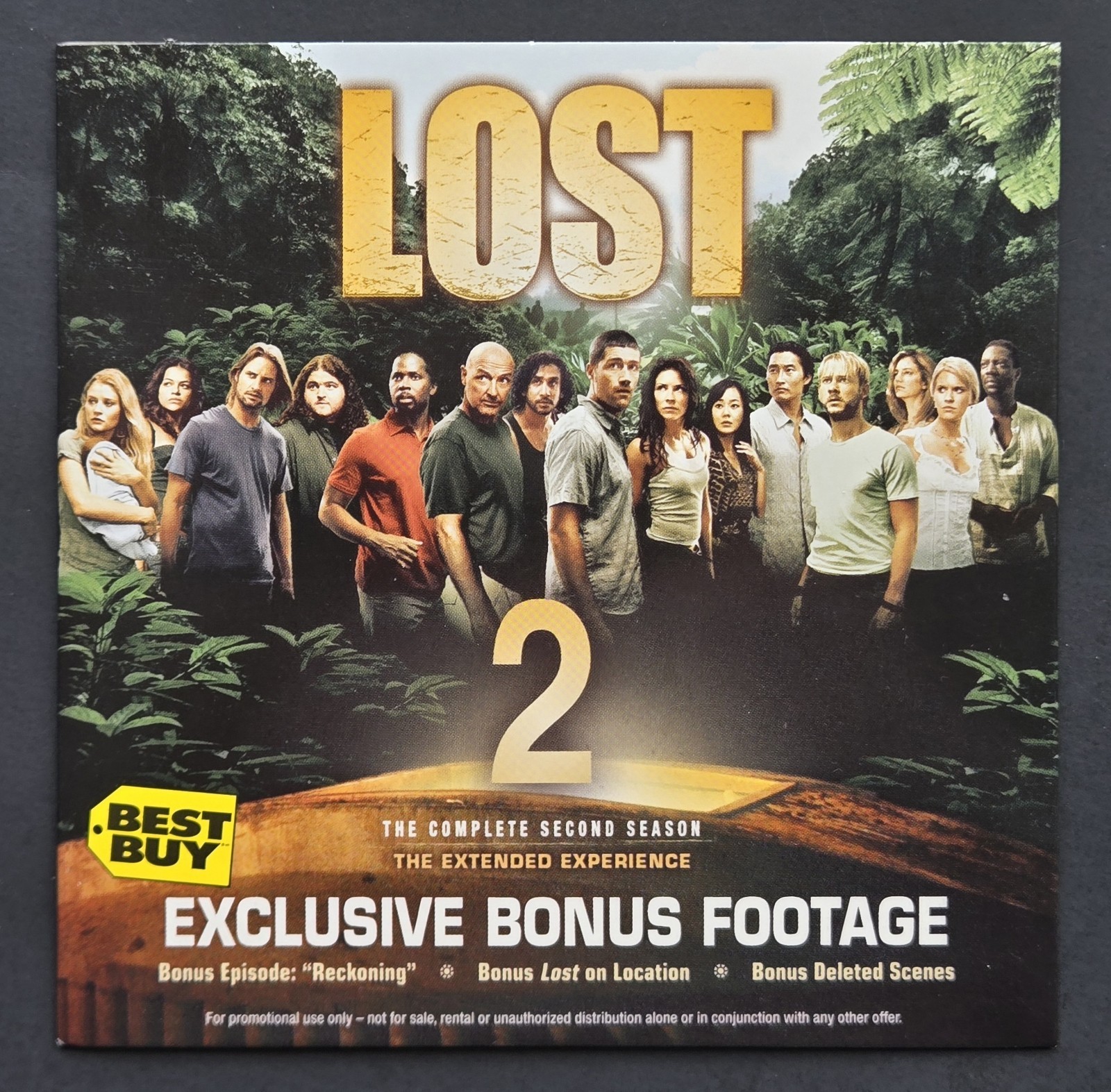 Lost Season 1 2 3 DVD Box Sets First Second Third Slipcovers Best Buy Promo Disc