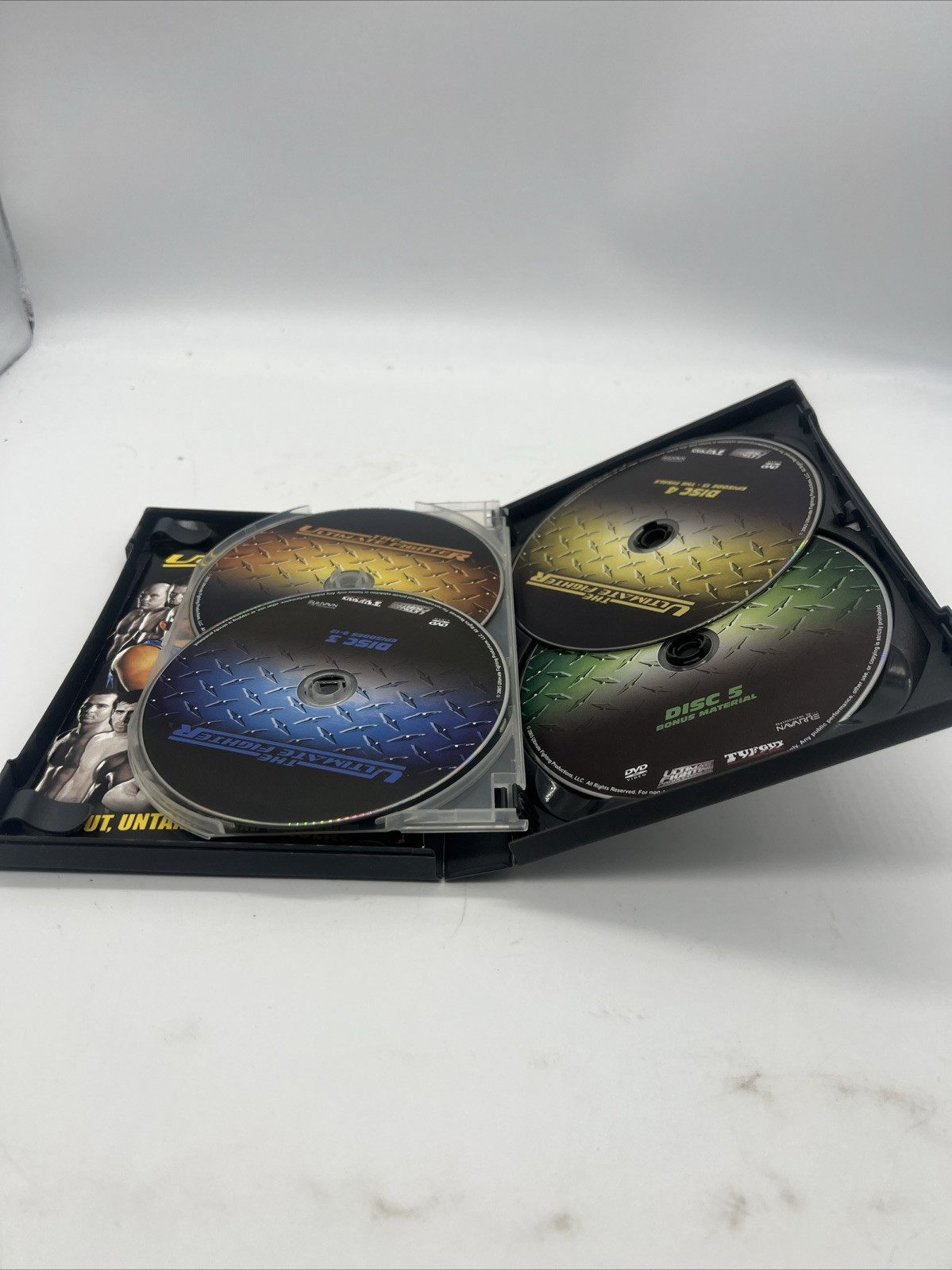 UFC Presents The Ultimate Fighter uncut untamed & uncensored 5 DVD set RARE oop