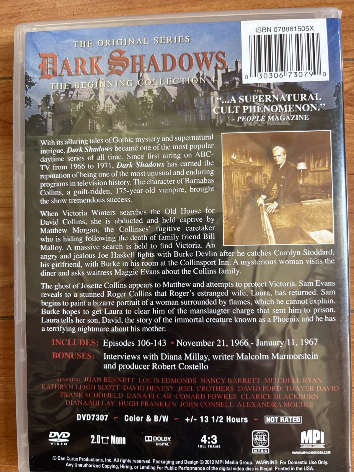 Dark Shadows: The Beginning Collection 4 DVD – TV Horror, Mpi Home Video Mint!