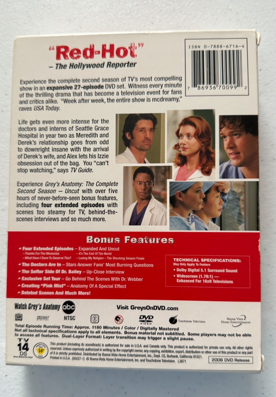 Grey’s Anatomy Seasons 1-4 DVD Set TV Series Medical Drama (Lot of 4)