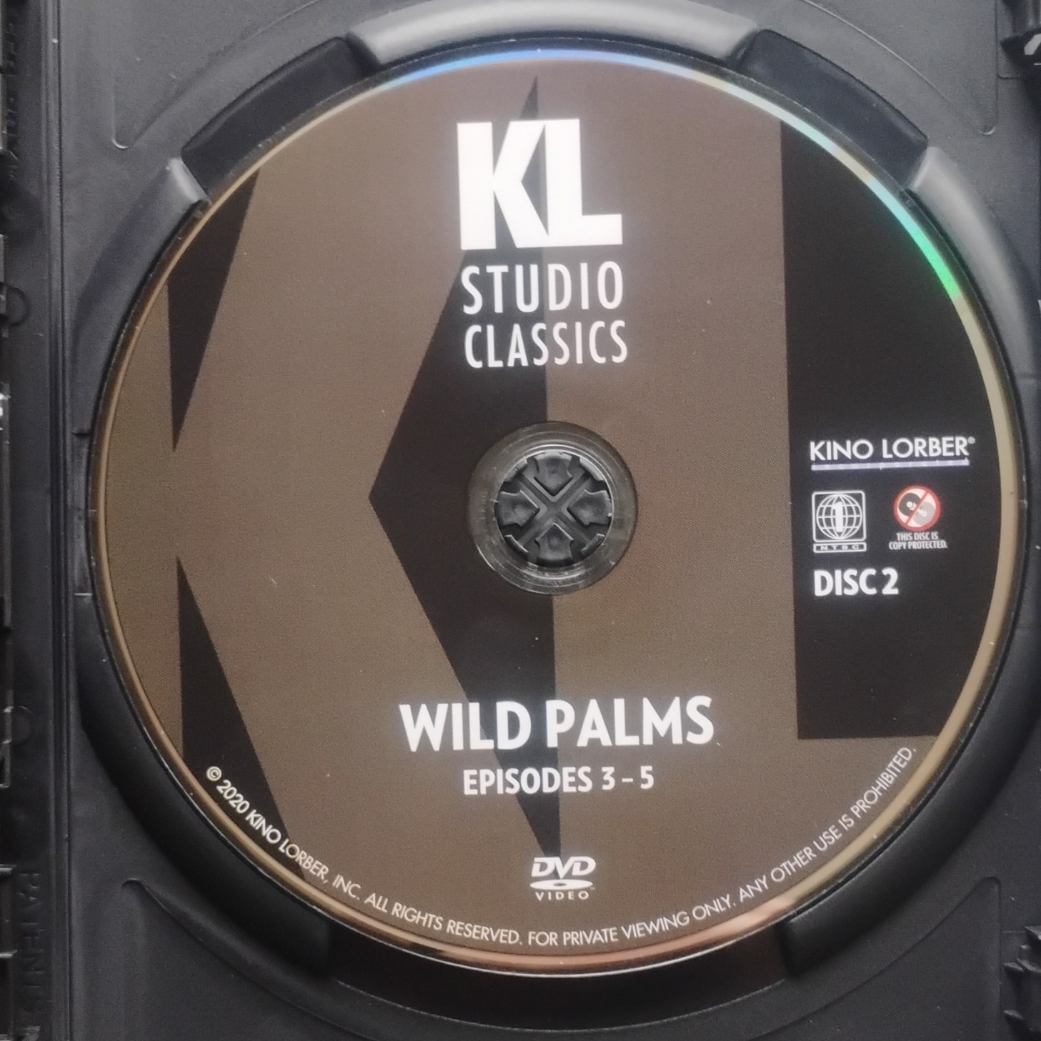 Wild Palms DVD (2005 MGM) Oliver Stone ABC Miniseries 2-Disc Vary Rare OOP Cover