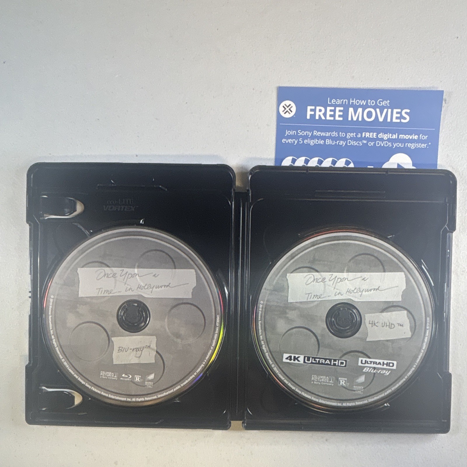 Sony Once Upon a Time in Hollywood 4K Ultra HD+Blu-ray+Digital R HDR 2019