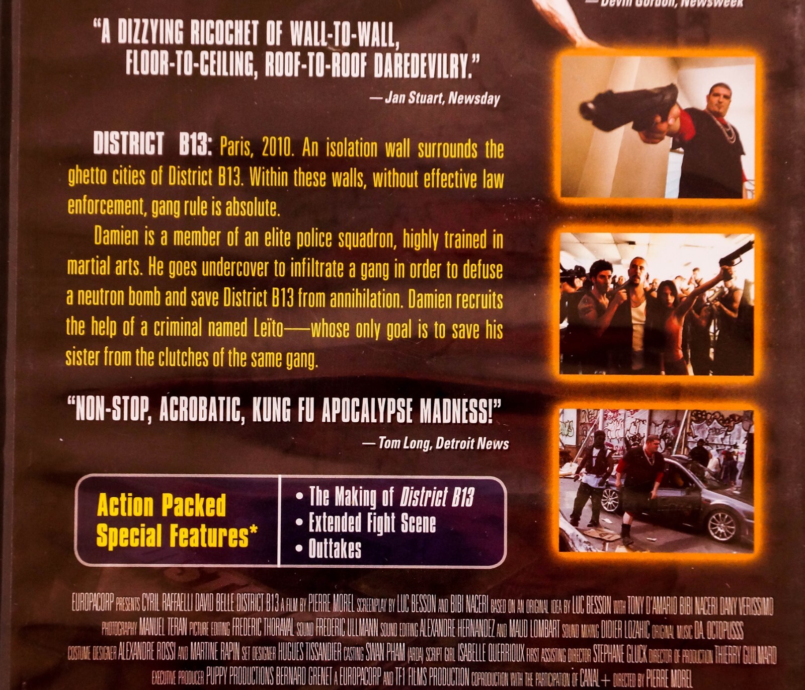 District B13 (DVD, 2006, Widescreen) Luc Besson Presents, Magnolia Home Ent. NEW