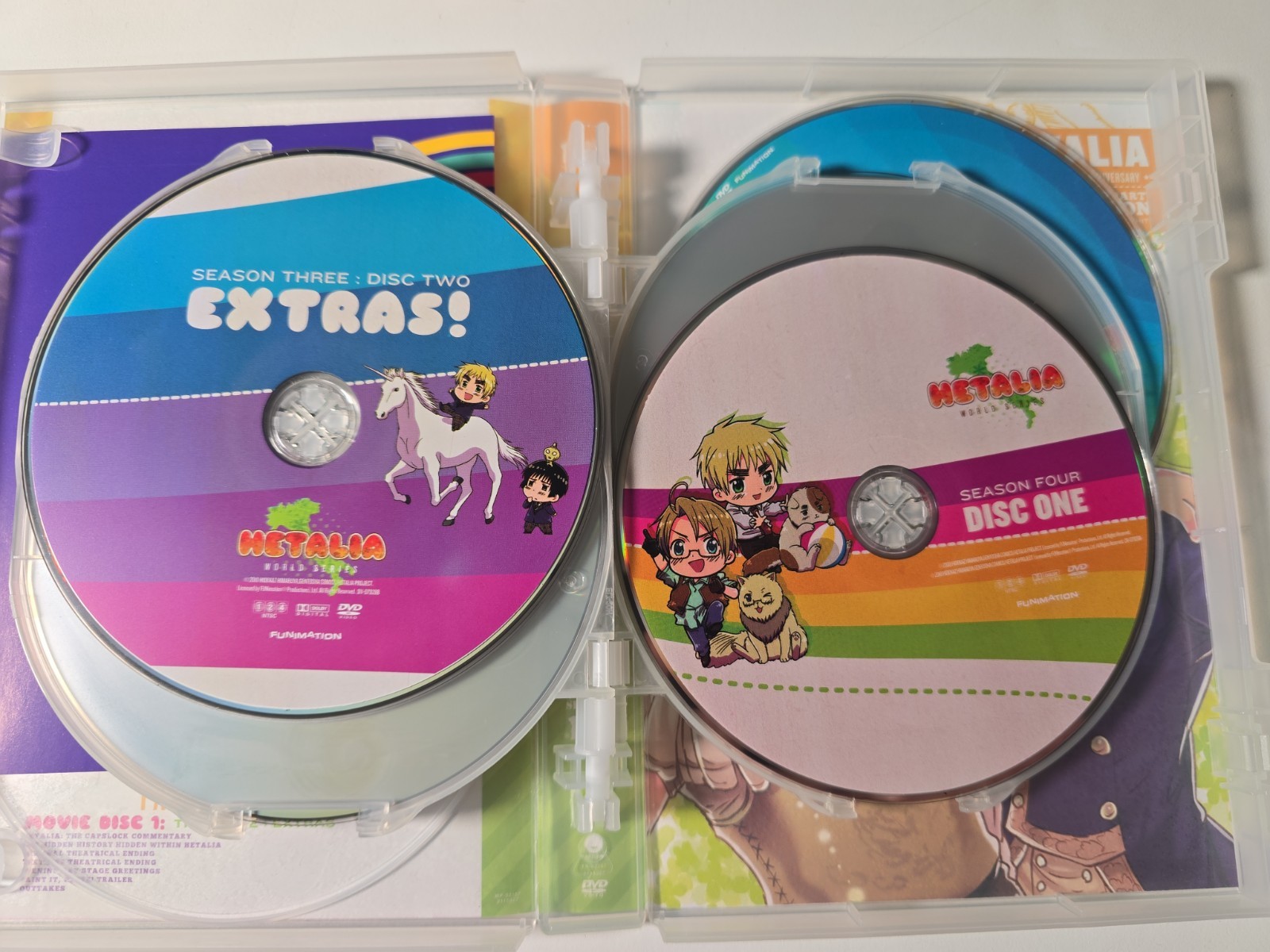 Hetalia: Seasons 1-6 10th Anniversary World Party Edition DVD Box Set Anime VG