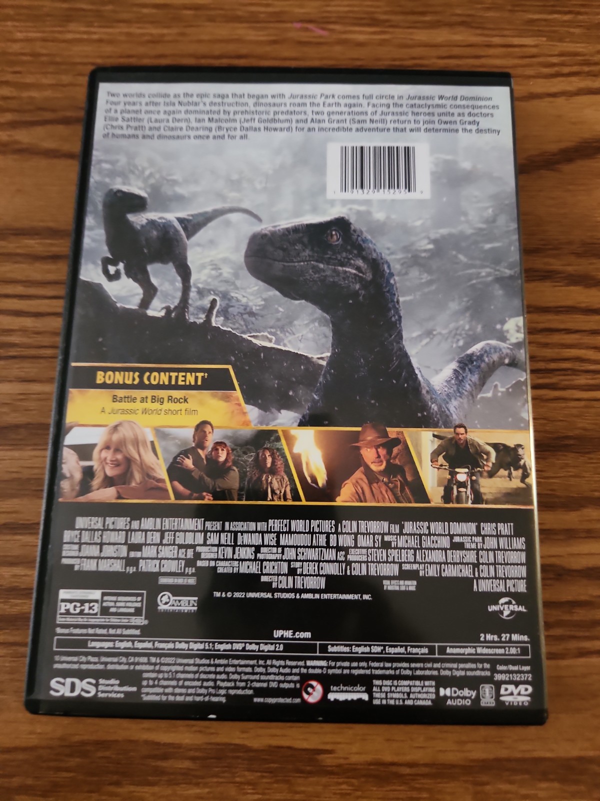 Jurassic World Dominion [DVD]