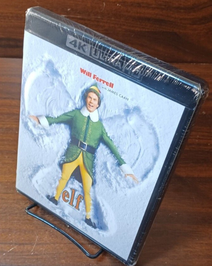 Elf 2003 (4K UHD Disc) Will Ferrell-NEW (Sealed)-Free Shipping with Tracking